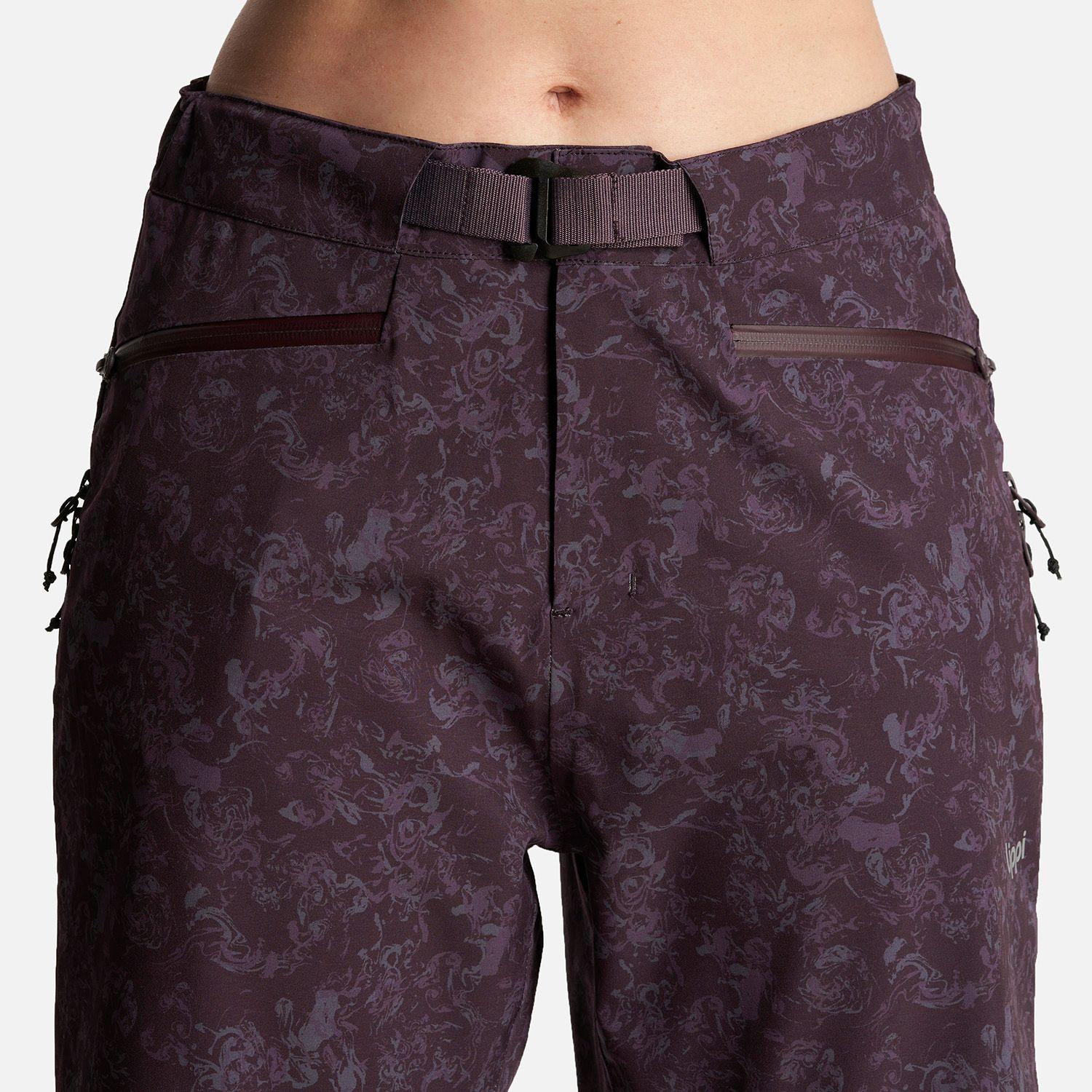 Pantalon Mujer Sierra Nevada B-Dry Light Pants Print Burdeo Lippi-5