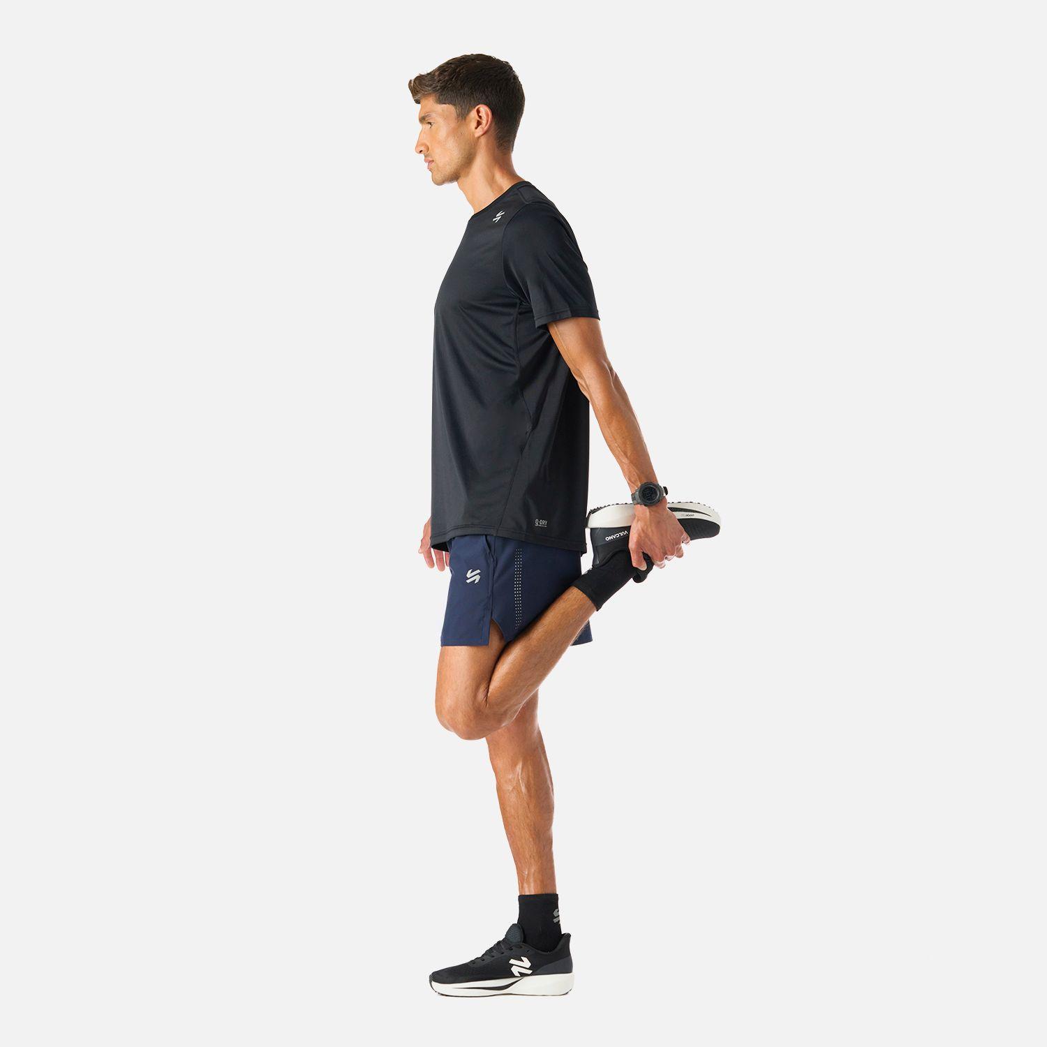 Shorts Hombre Tempo 5" Shorts Azul Marino Vulcano-2