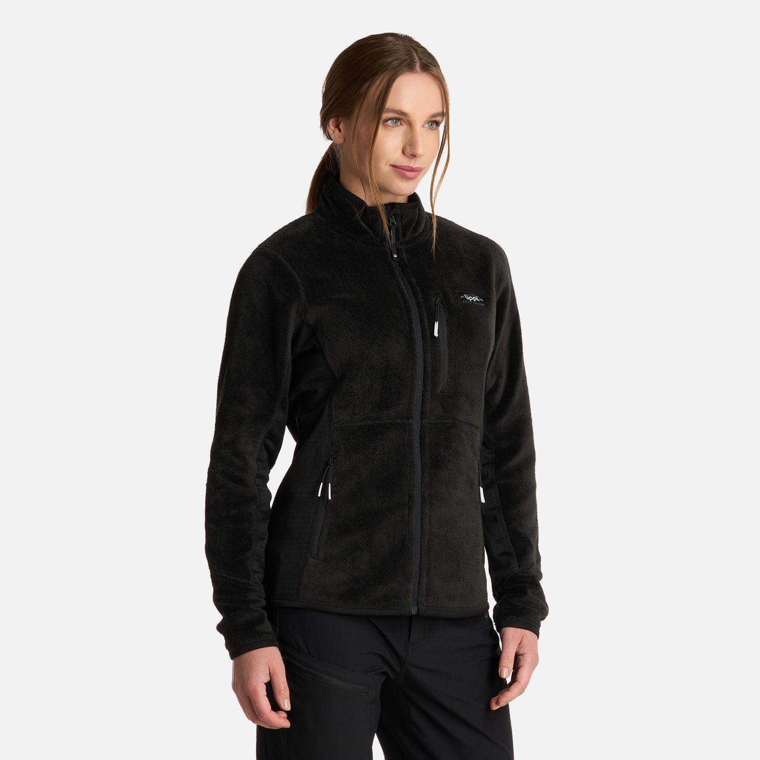 Polar Mujer Numan Shaggy-Pro Jacket Negro Lippi I25-1