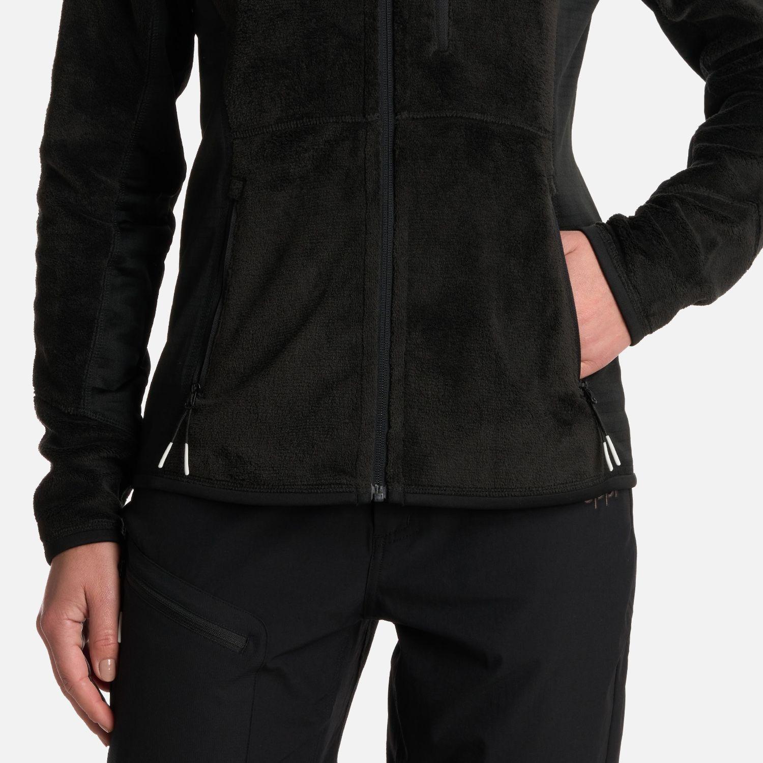 Polar Mujer Numan Shaggy-Pro Jacket Negro Lippi I25-4