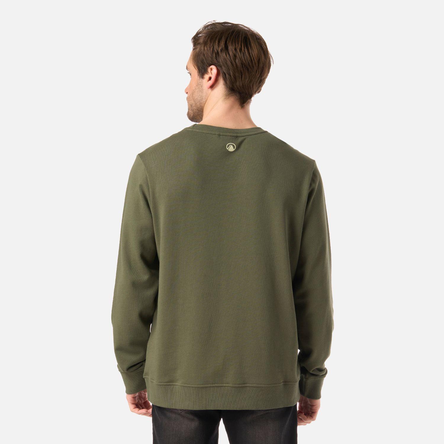 Polerón Hombre Ulmo Mid Point Crewneck Sweatshirt Verde Lippi V26-2