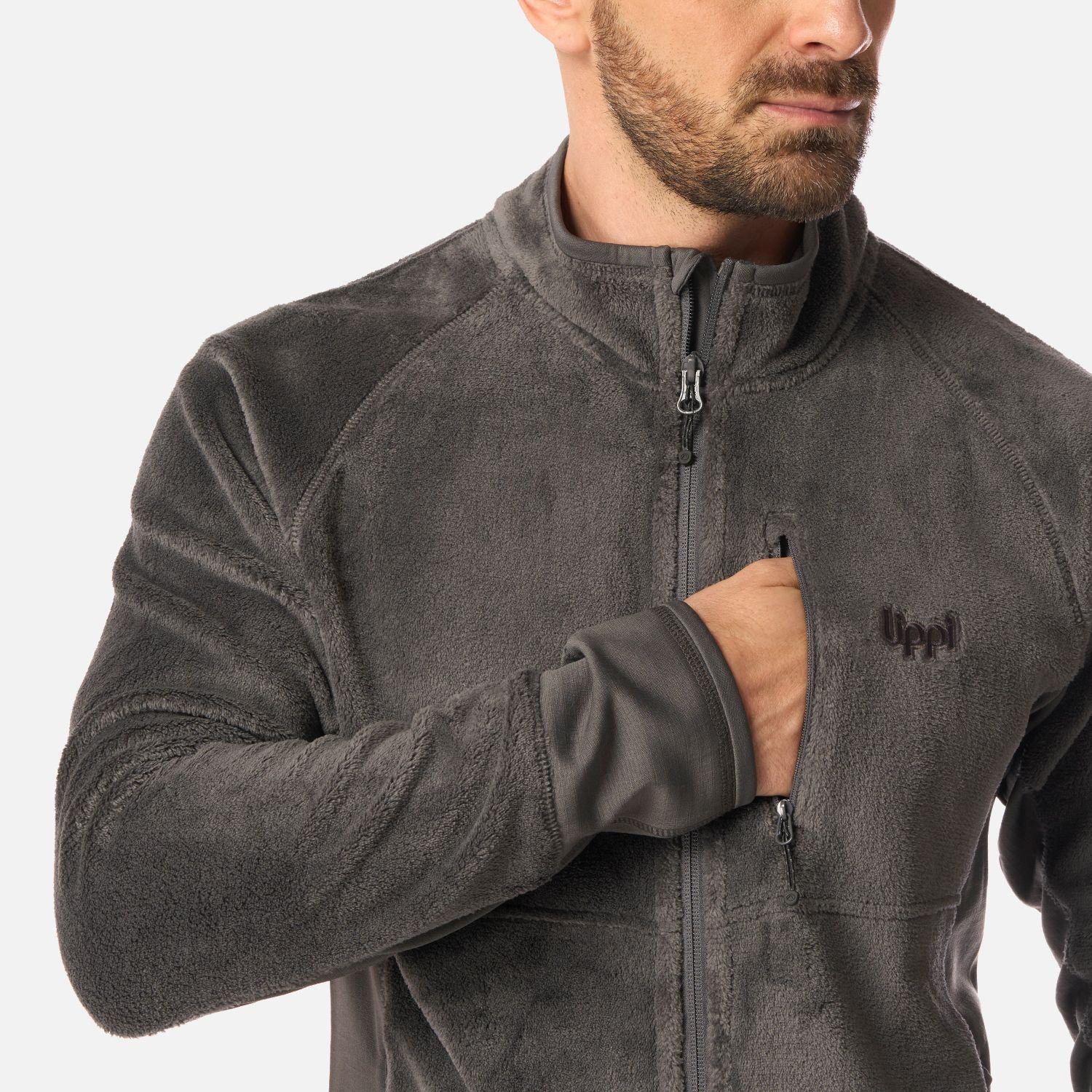 Polar Hombre Numan Shaggy-Pro Jacket Gris Medio Lippi I26-3