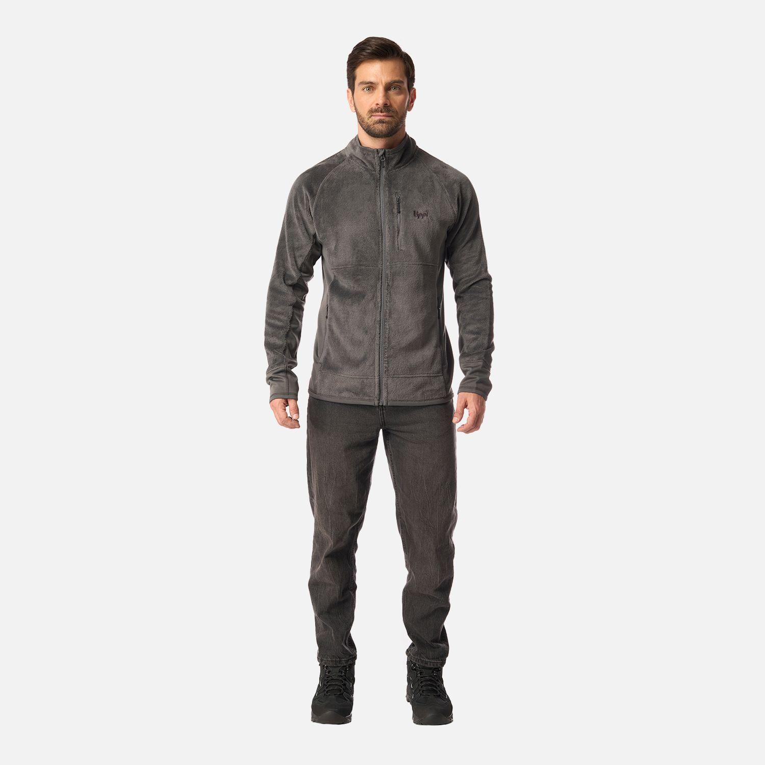 Polar Hombre Numan Shaggy-Pro Jacket Gris Medio Lippi I26-5