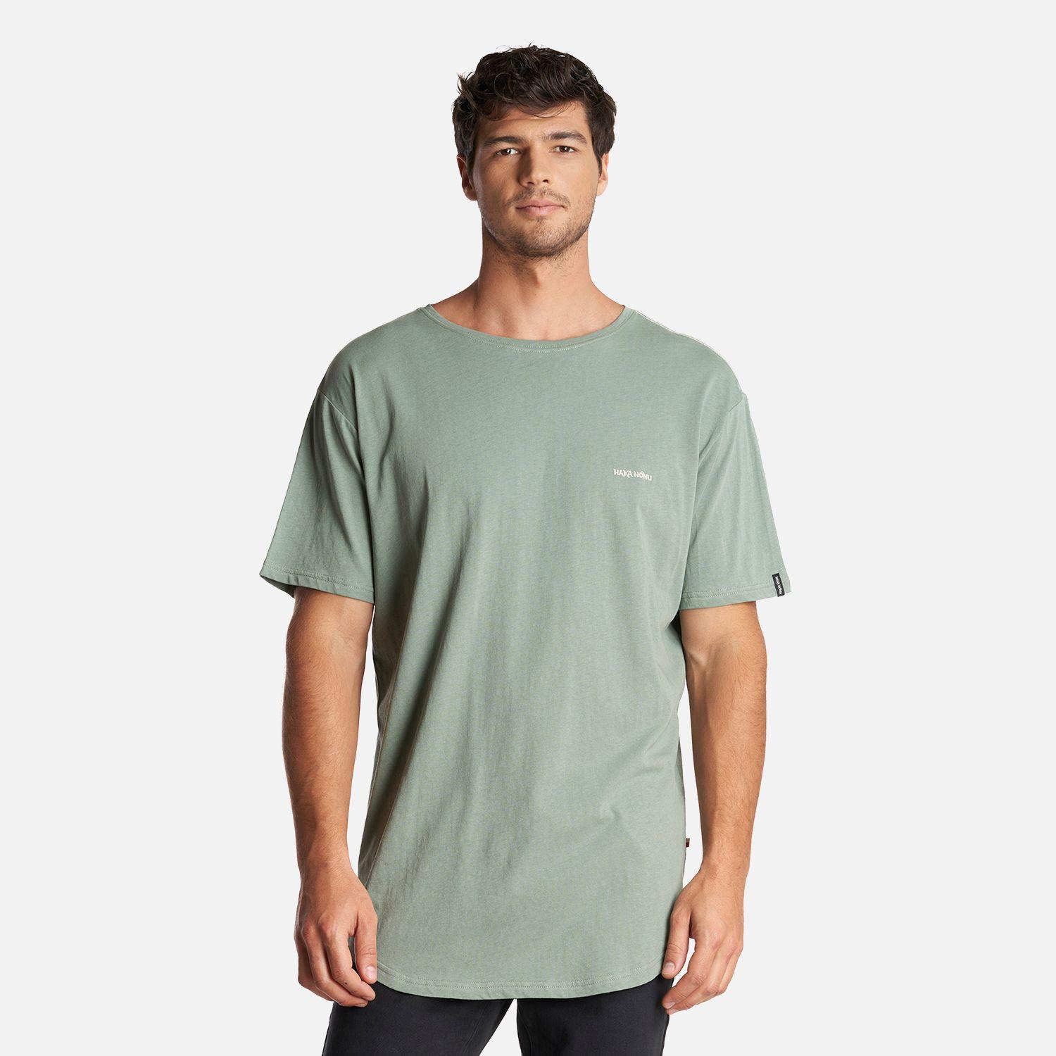 Polera Hombre Natural Verde Oliva Haka Honu-1
