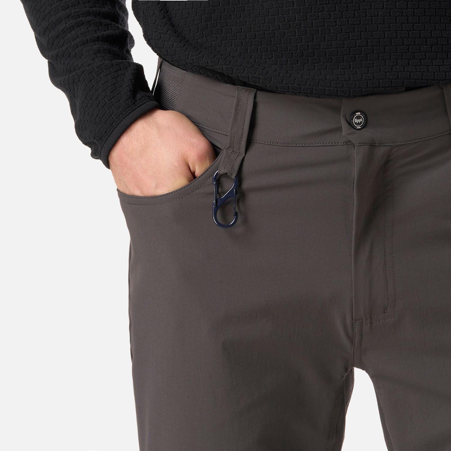 Pantalón Hombre Lennox Q-Dry Mix-2 Pants Gris Medio Lippi V26-3