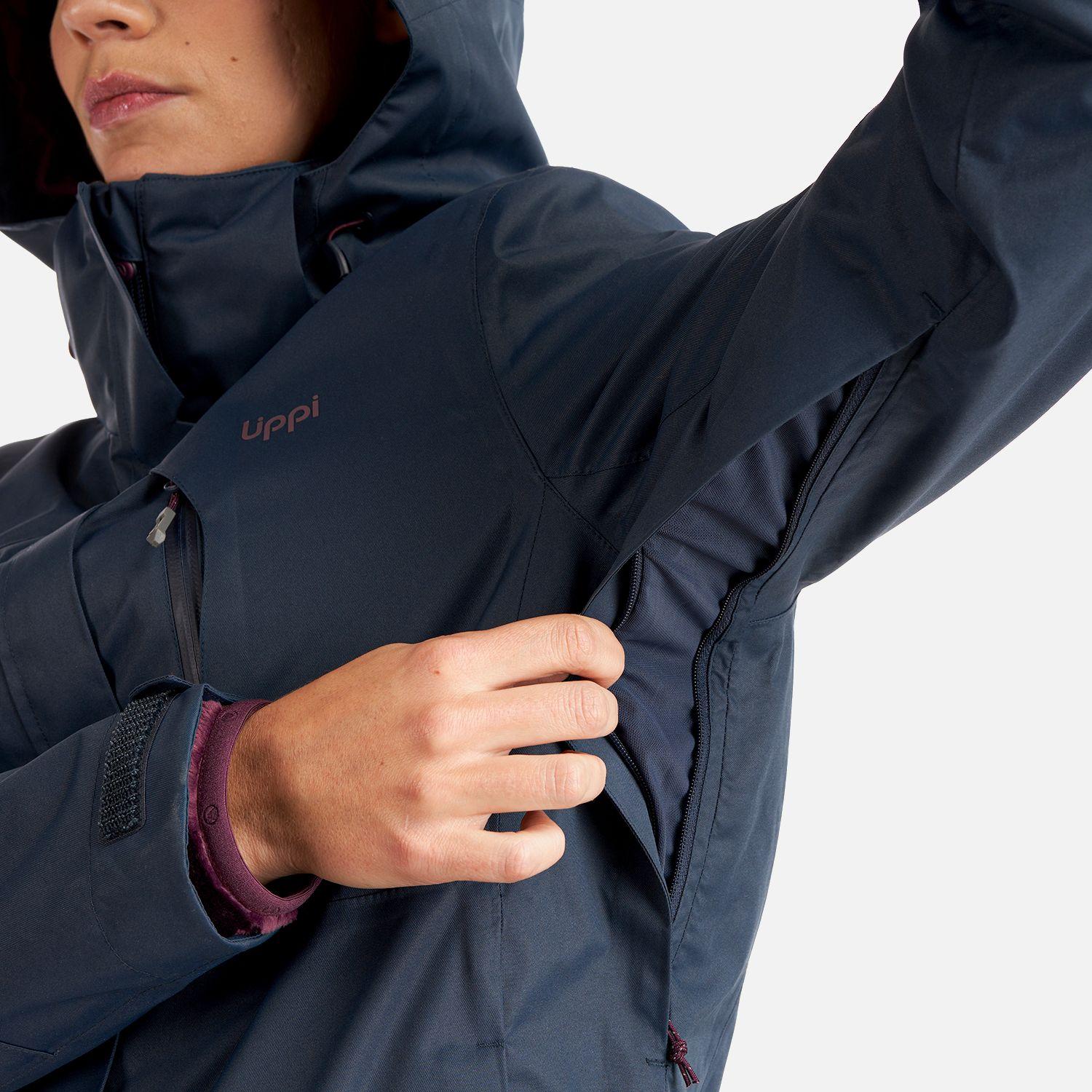 Chaqueta Mujer Tres Cruces Fusion-3 Hoody Jacket Azul Oscuro Lippi-9