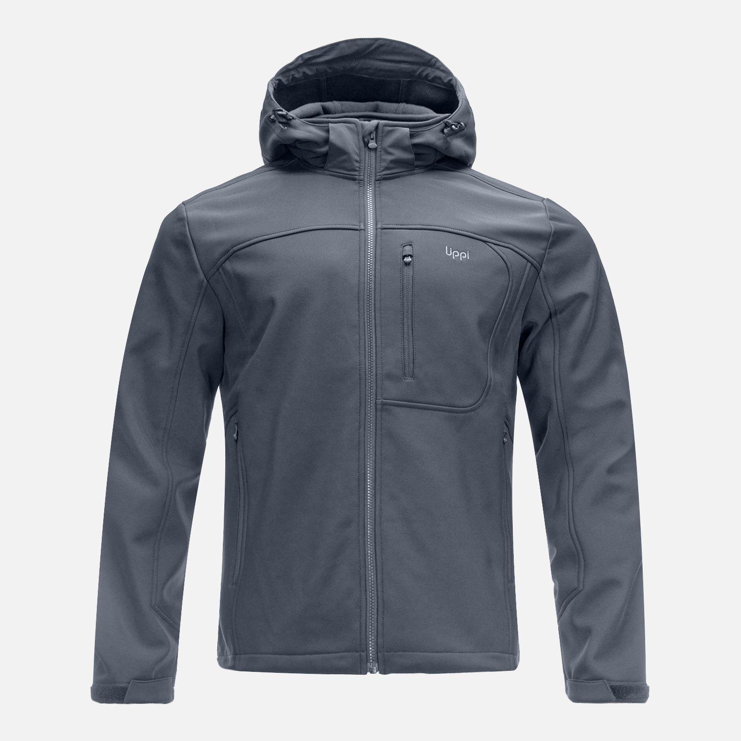Chaqueta Hombre Macaya Softshell Hoody Gris Oscuro Lippi I23-0