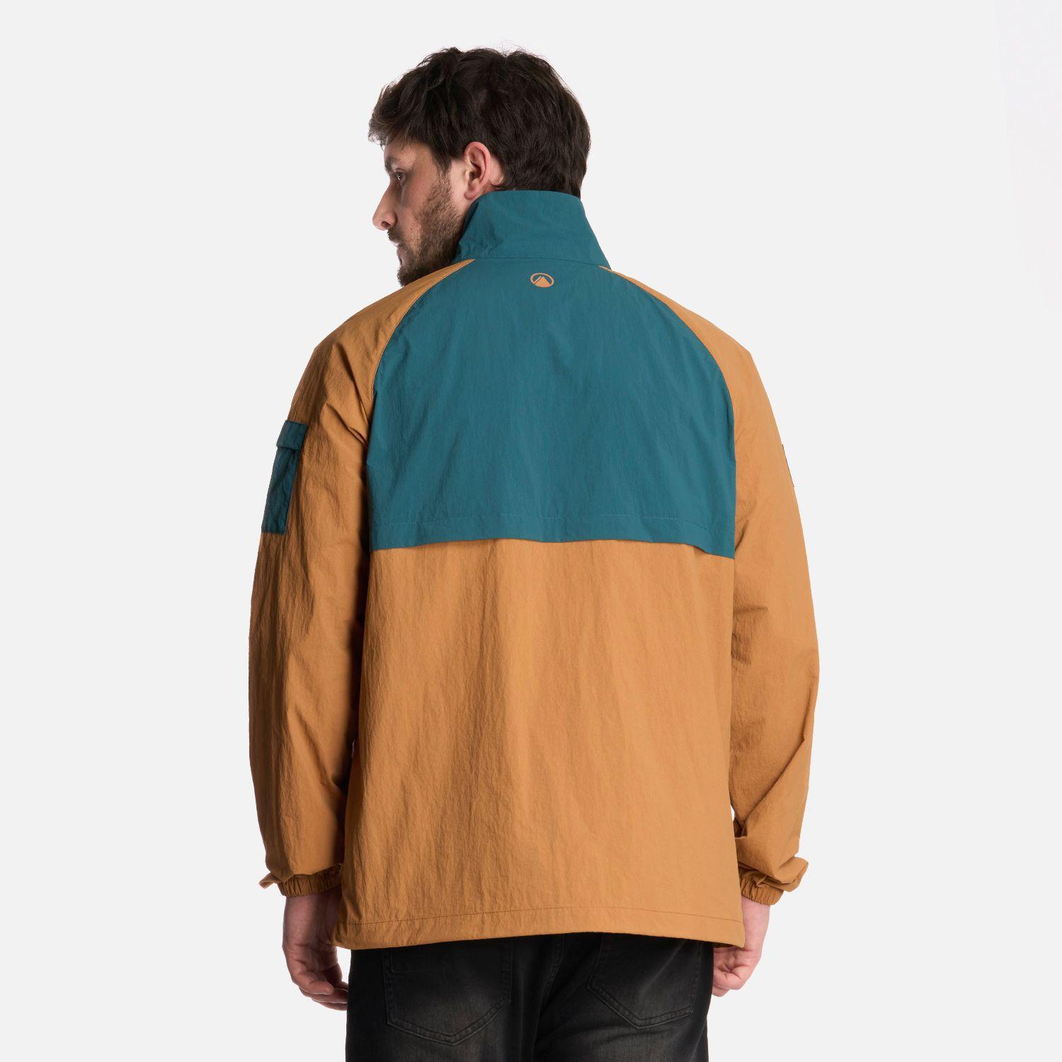 Chaqueta Hombre WindCity WindBreaker 1/4 Zip Petroleo Lippi-2