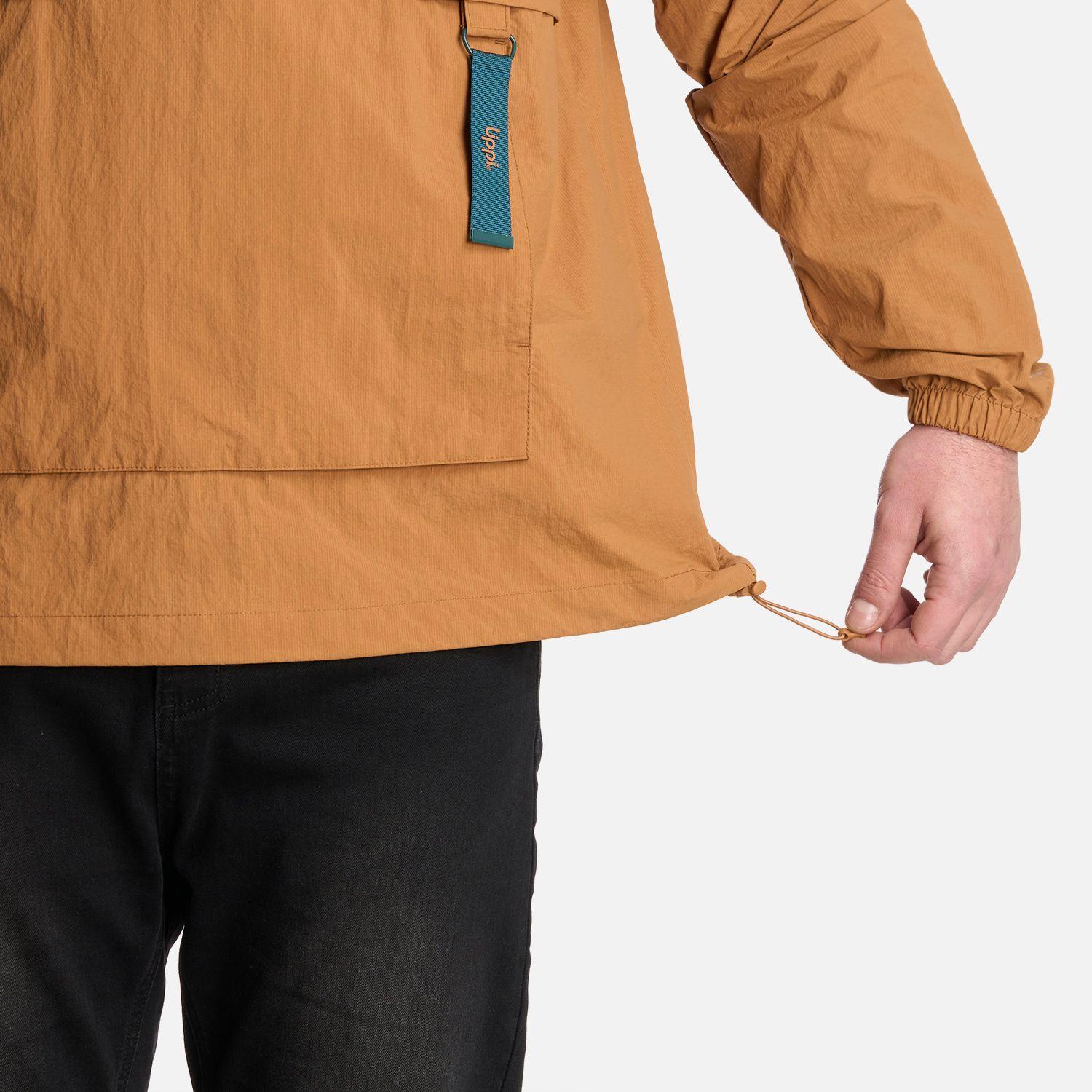Chaqueta Hombre WindCity WindBreaker 1/4 Zip Petroleo Lippi-7