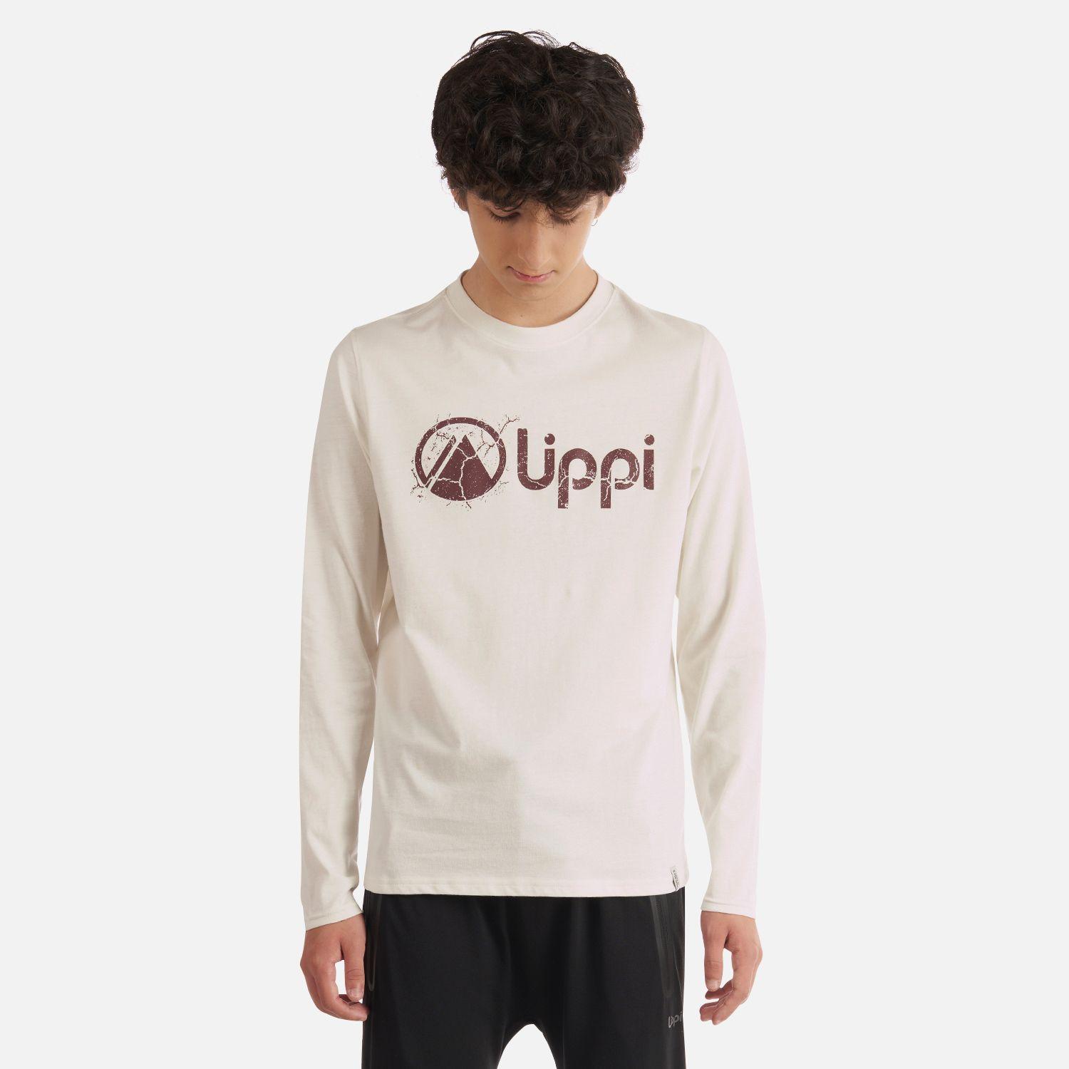 Polera Teen Boy Logo Lippi Long Sleeve T-Shirt Crudo Lippi-1