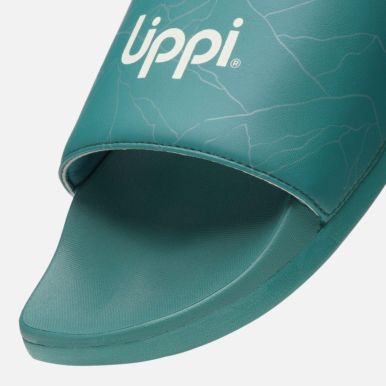 Sandalia Hombre Insigne Slide Print Petroleo Lippi-1