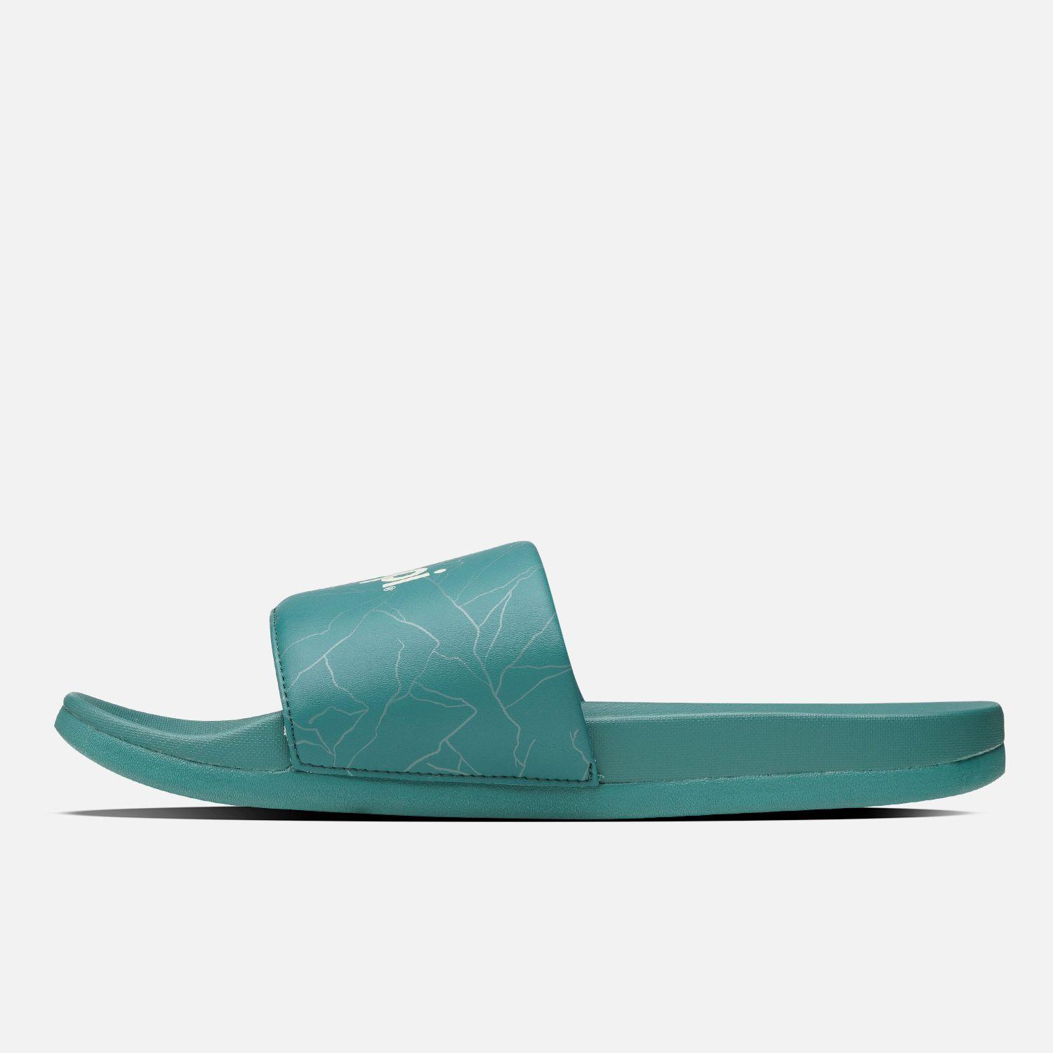 Sandalia Hombre Insigne Slide Print Petroleo Lippi-5