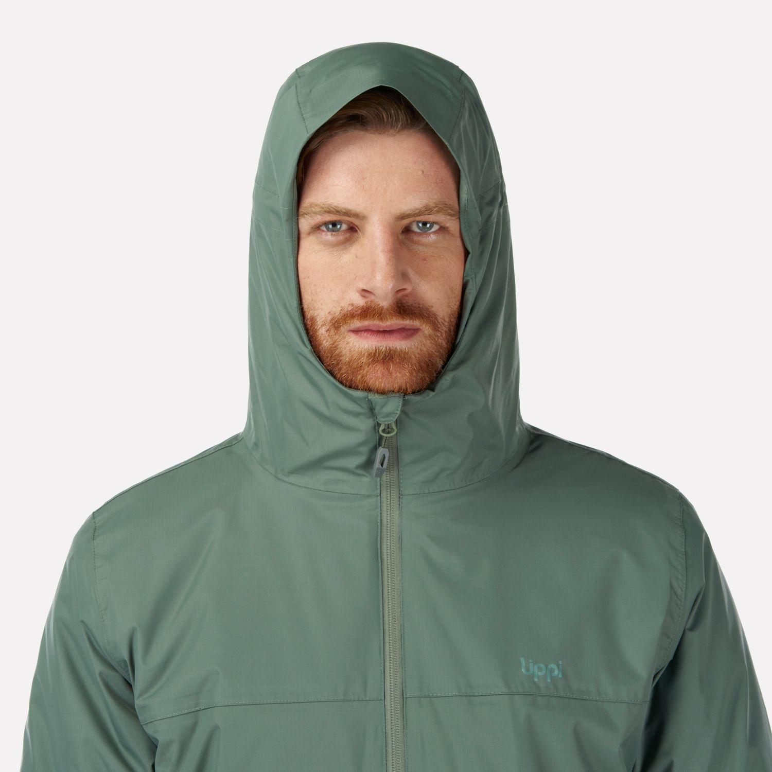 Chaqueta Hombre Cold Place B-Dry Hoody Jacket Verde Grisaceo Lippi-3