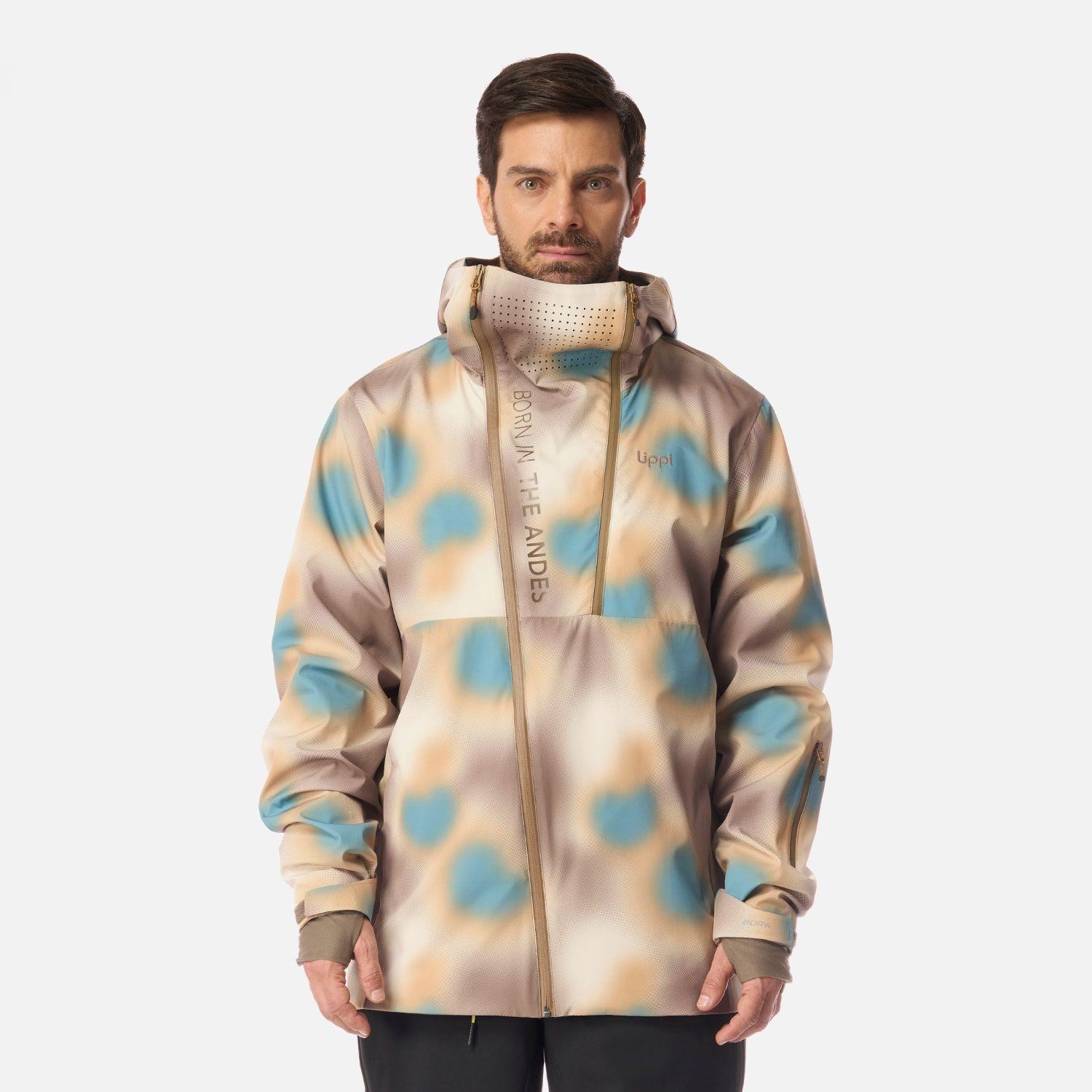 Chaqueta Hombre SkiVenture B-Dry Hoody Jacket Print Cafe Lippi I26-0