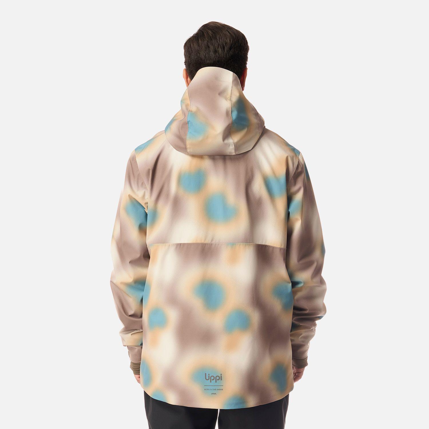 Chaqueta Hombre SkiVenture B-Dry Hoody Jacket Print Cafe Lippi I26-2