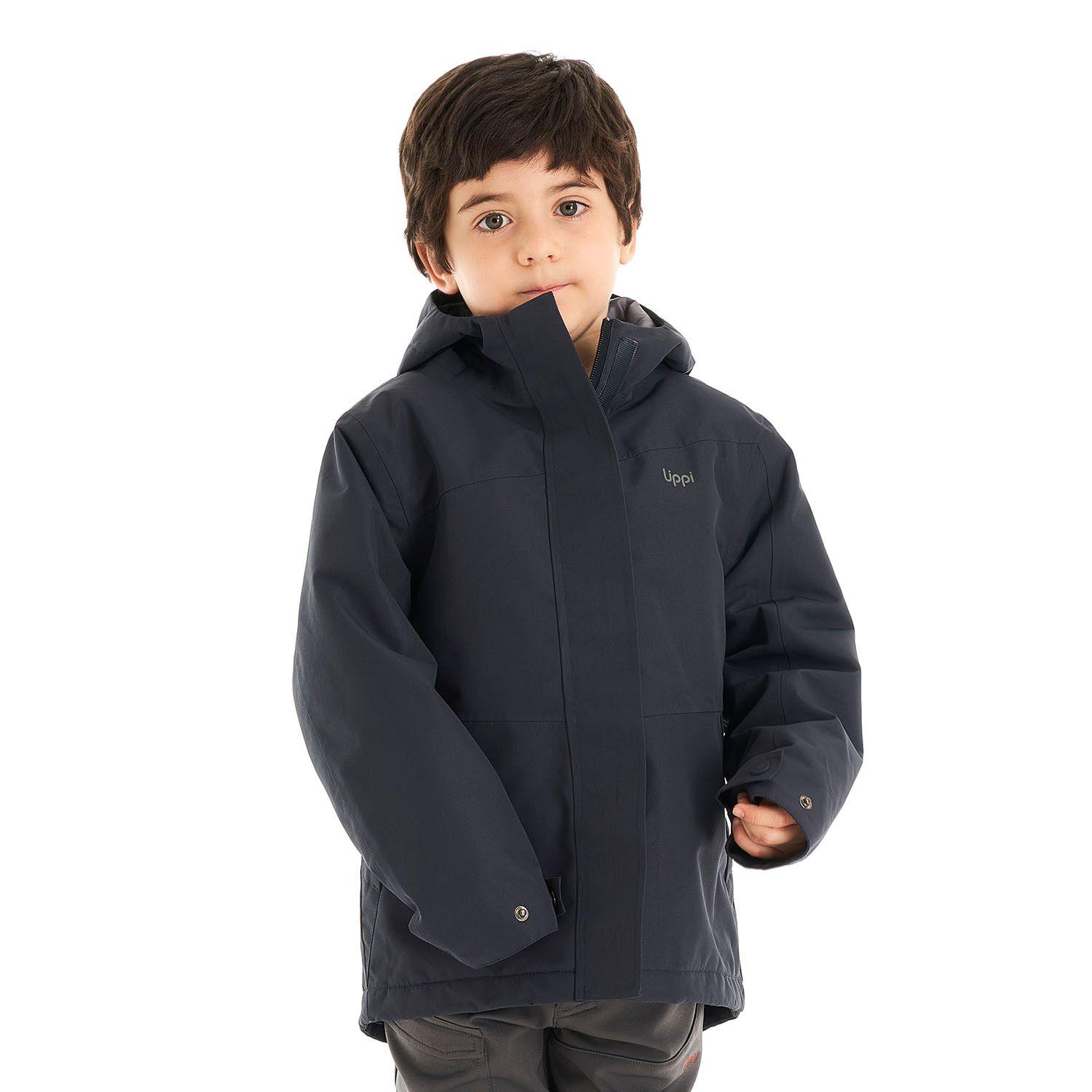 Chaqueta Niño Andes Snow B-Dry Hoody Jacket Azul Marino Lippi I21-1
