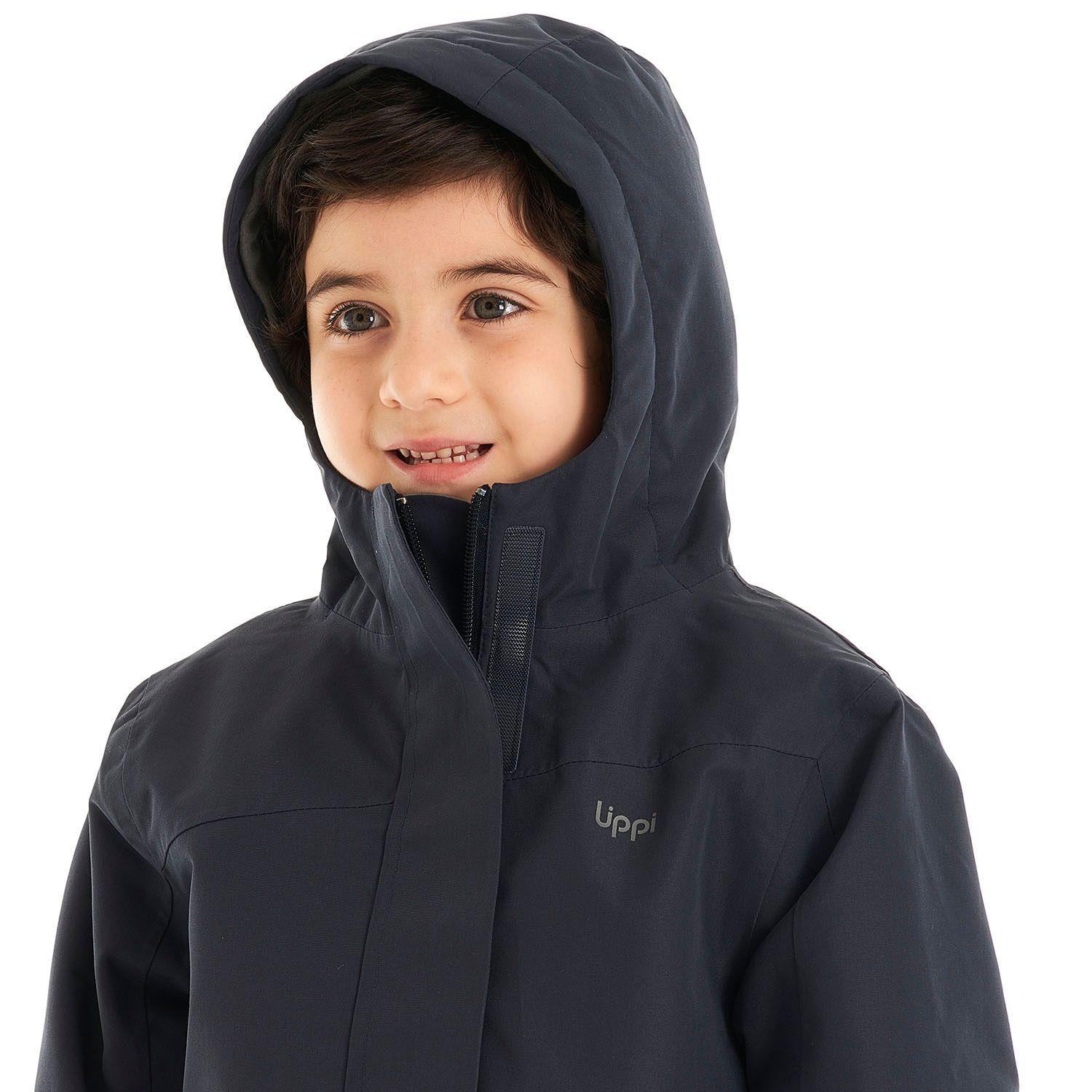 Chaqueta Niño Andes Snow B-Dry Hoody Jacket Azul Marino Lippi I21-6