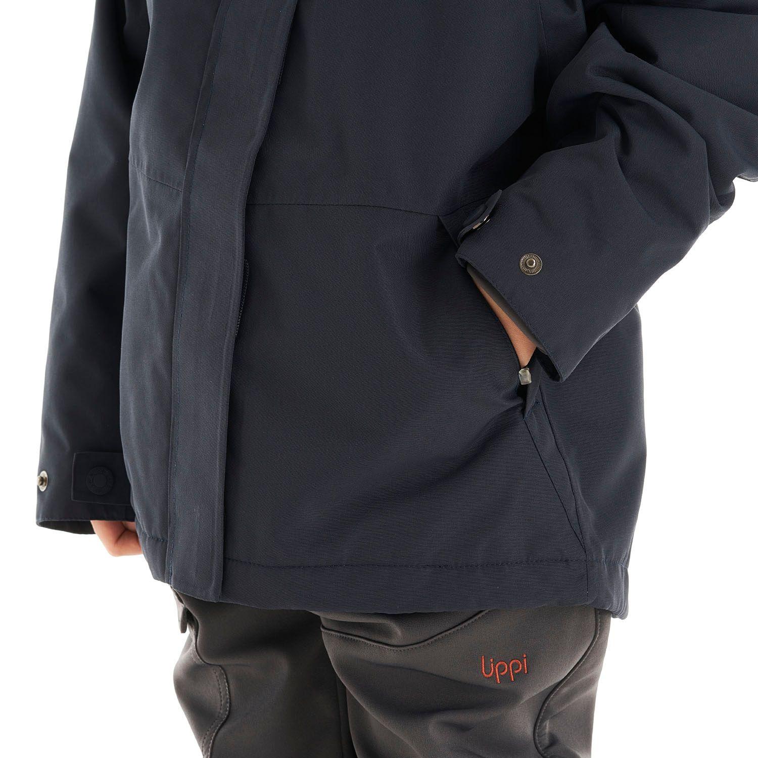 Chaqueta Niño Andes Snow B-Dry Hoody Jacket Azul Marino Lippi I21-7
