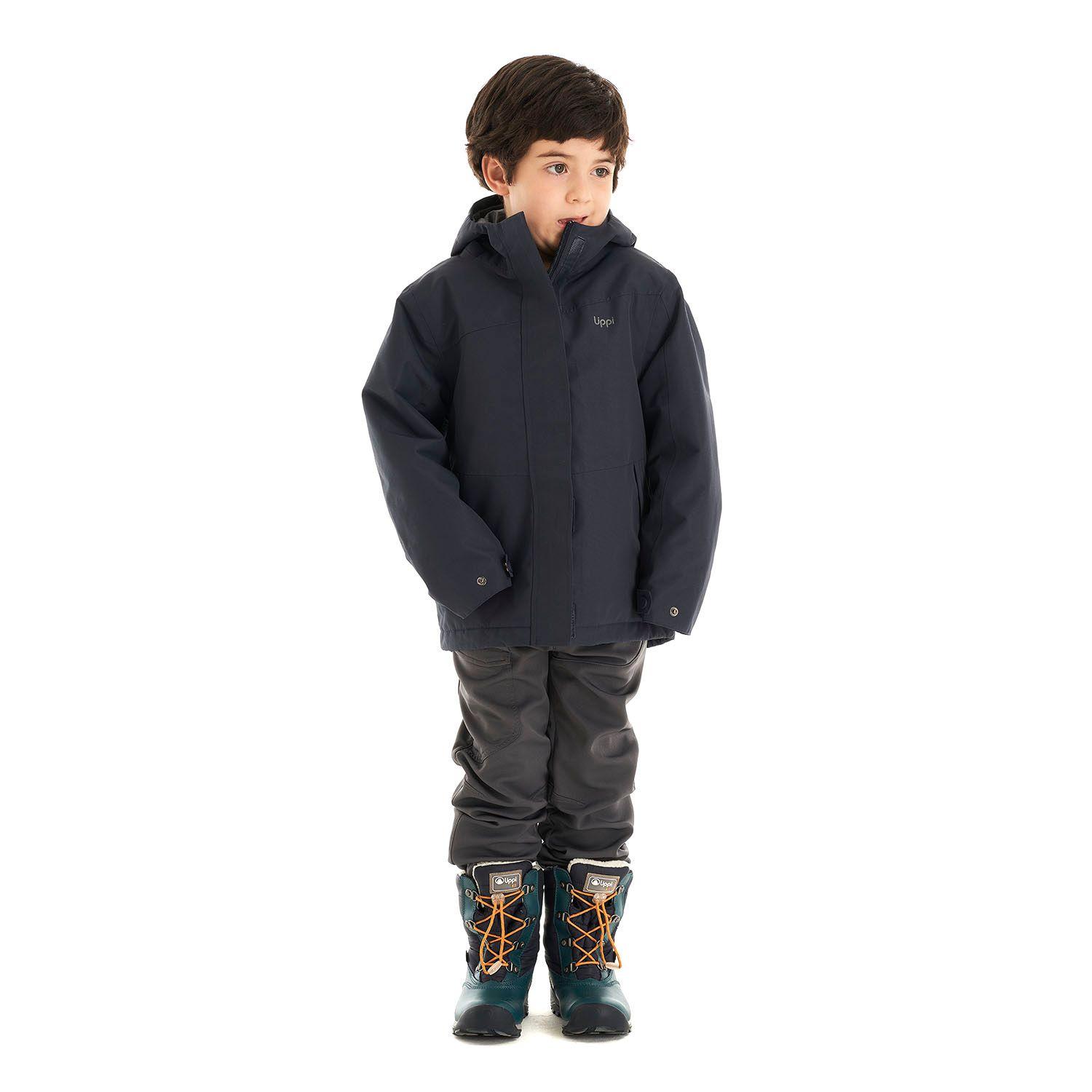 Chaqueta Niño Andes Snow B-Dry Hoody Jacket Azul Marino Lippi I21-8