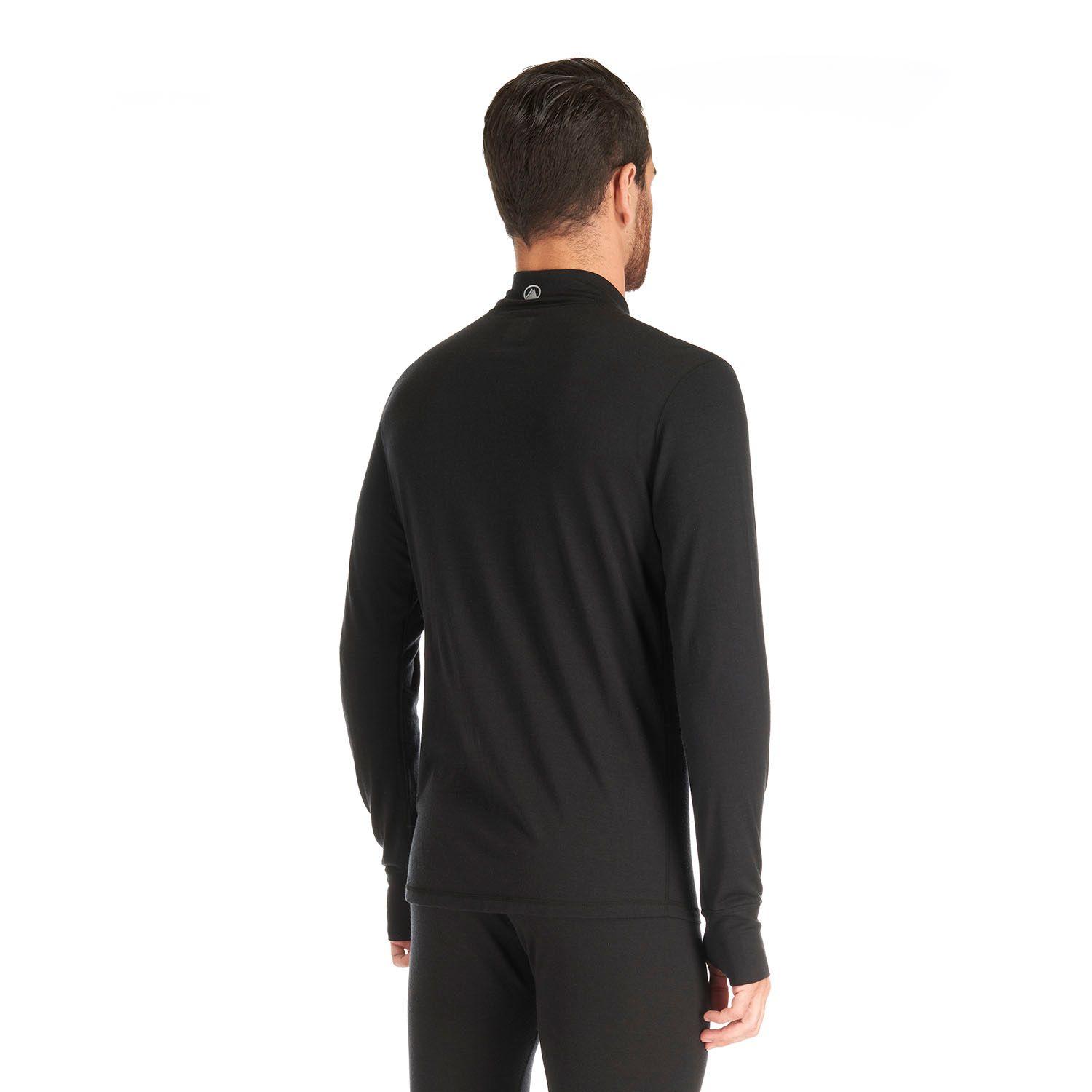 Primera Capa Hombre Skintec 3000 1/4 Zip Negro Lippi-4