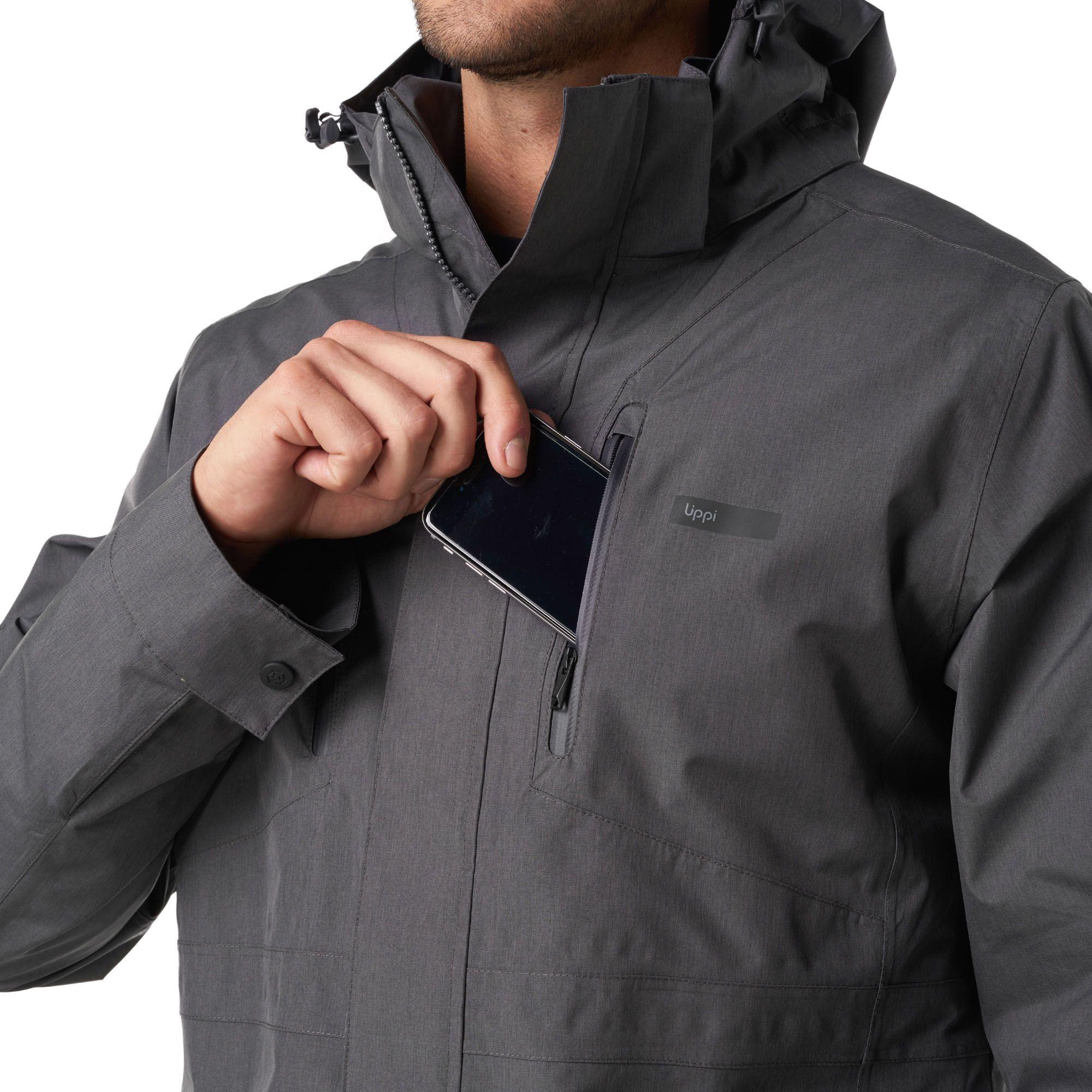 Chaqueta Hombre Intersection Fusion-3 Hoody Jacket Negro / Negro Lippi-7