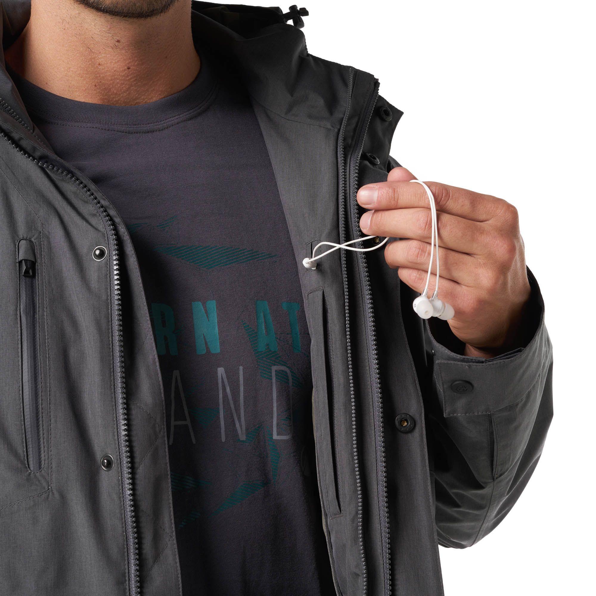 Chaqueta Hombre Intersection Fusion-3 Hoody Jacket Negro / Negro Lippi-8