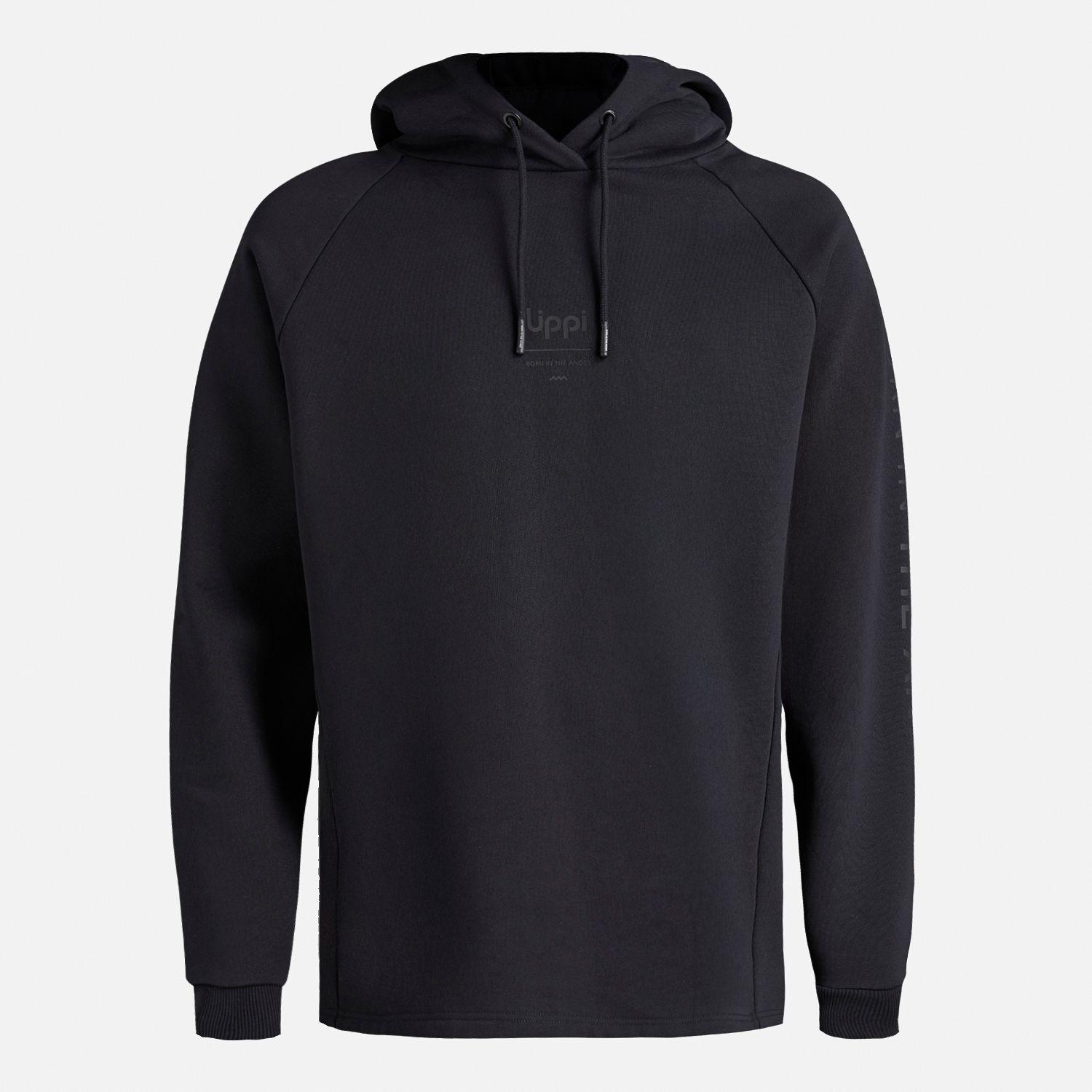 Polerón Hombre Heavy Duty Hoody Sweatshirt Negro Lippi I25-6