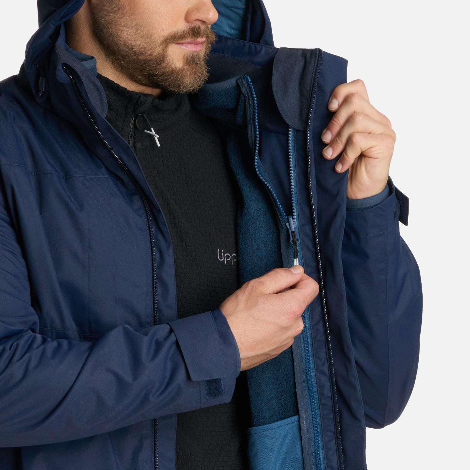 Chaqueta Hombre Tres Cruces Fusion-3 Azul Marino Lippi I25-9