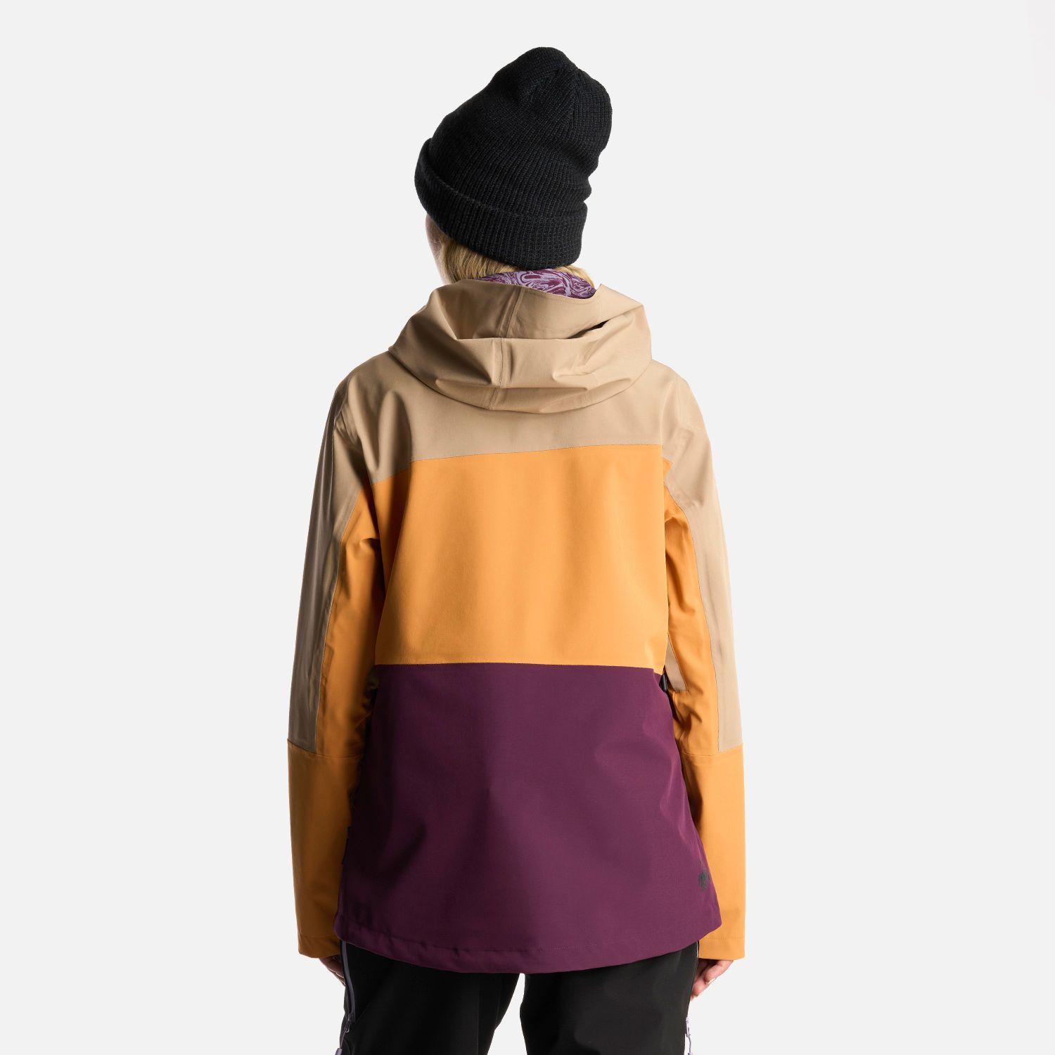 Chaqueta Mujer Viento Blanco Taupe Haka Honu-4
