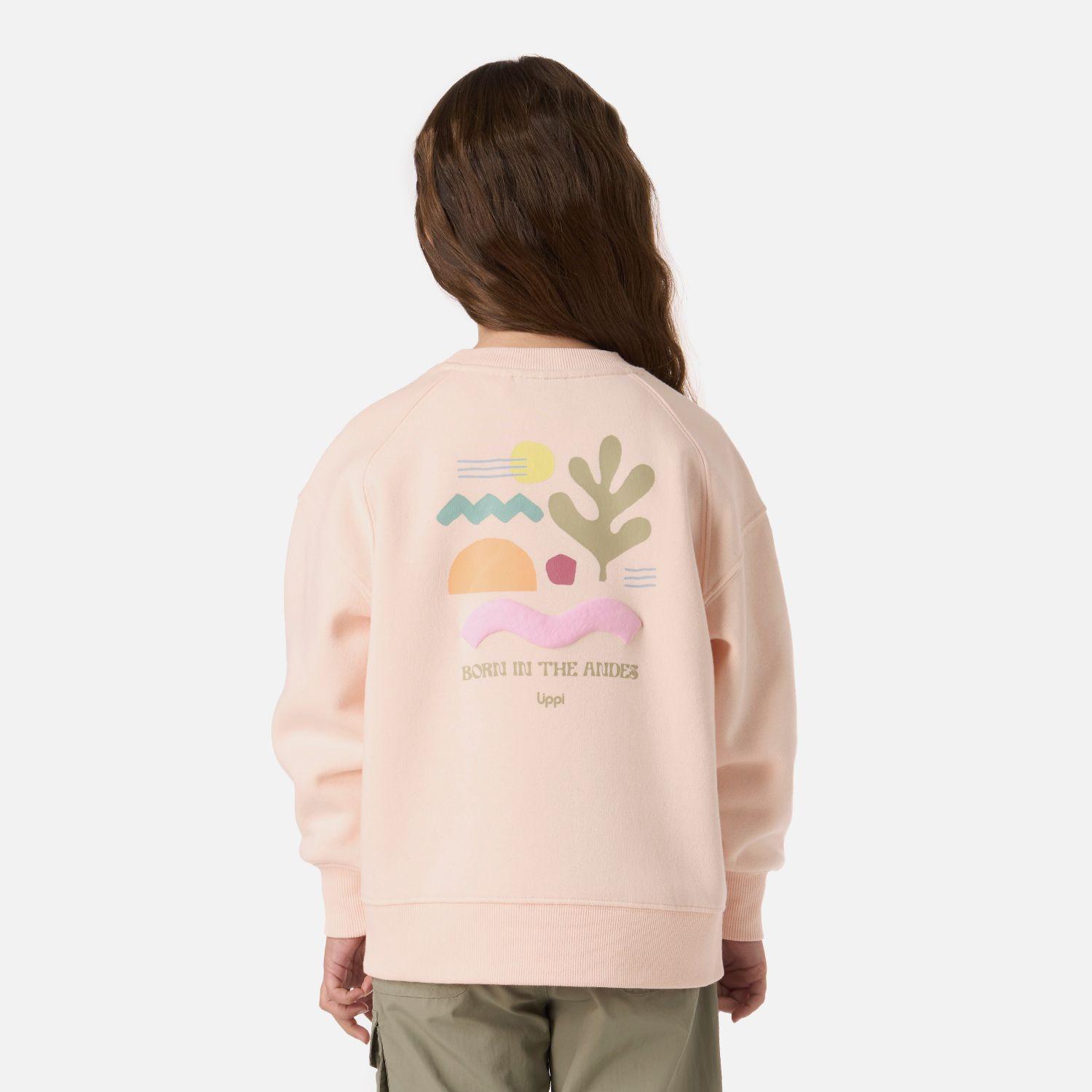 Polerón Niña Insigne Sweatshirt Oversize Damasco Lippi V26-1