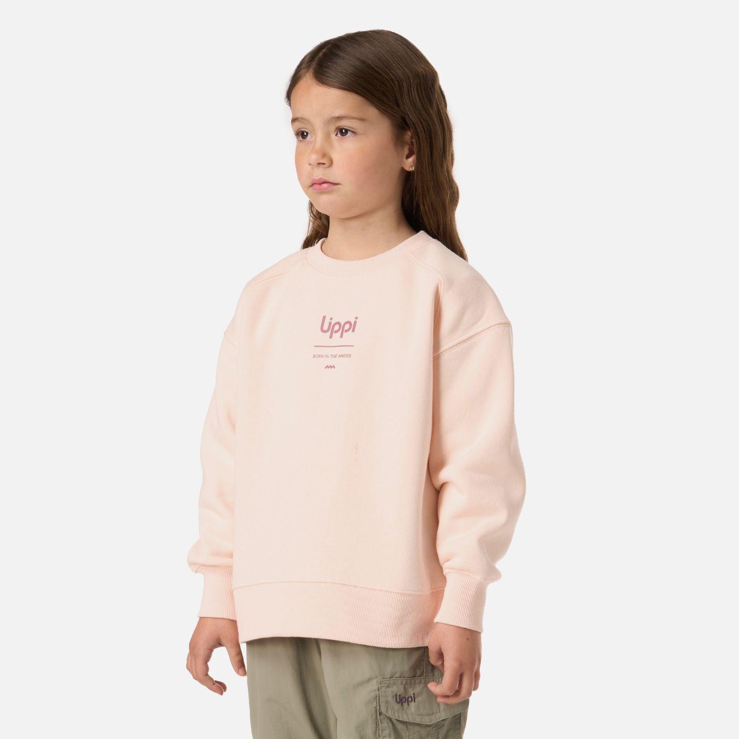 Polerón Niña Insigne Sweatshirt Oversize Damasco Lippi V26-2