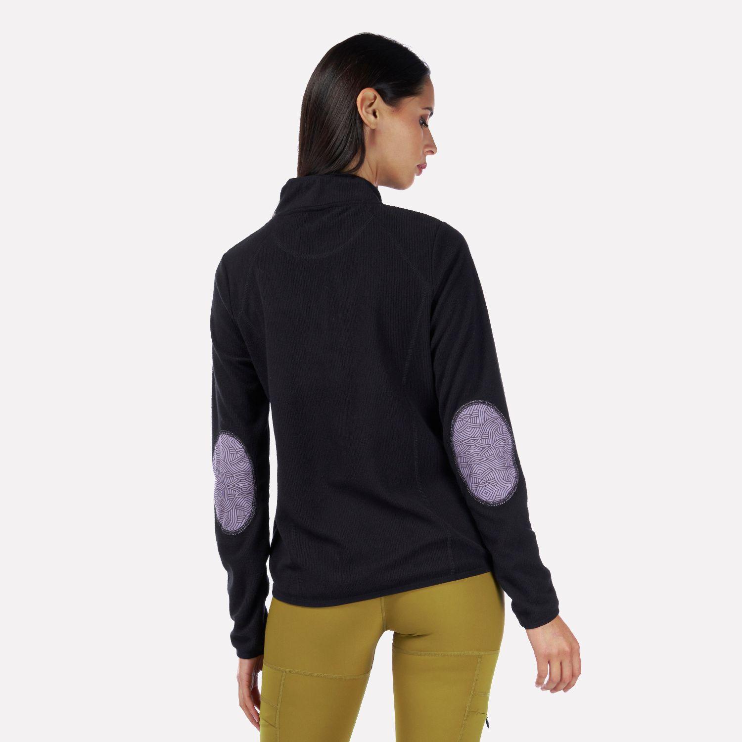 Poleron Mujer Taina Negro Haka Honu I22-2