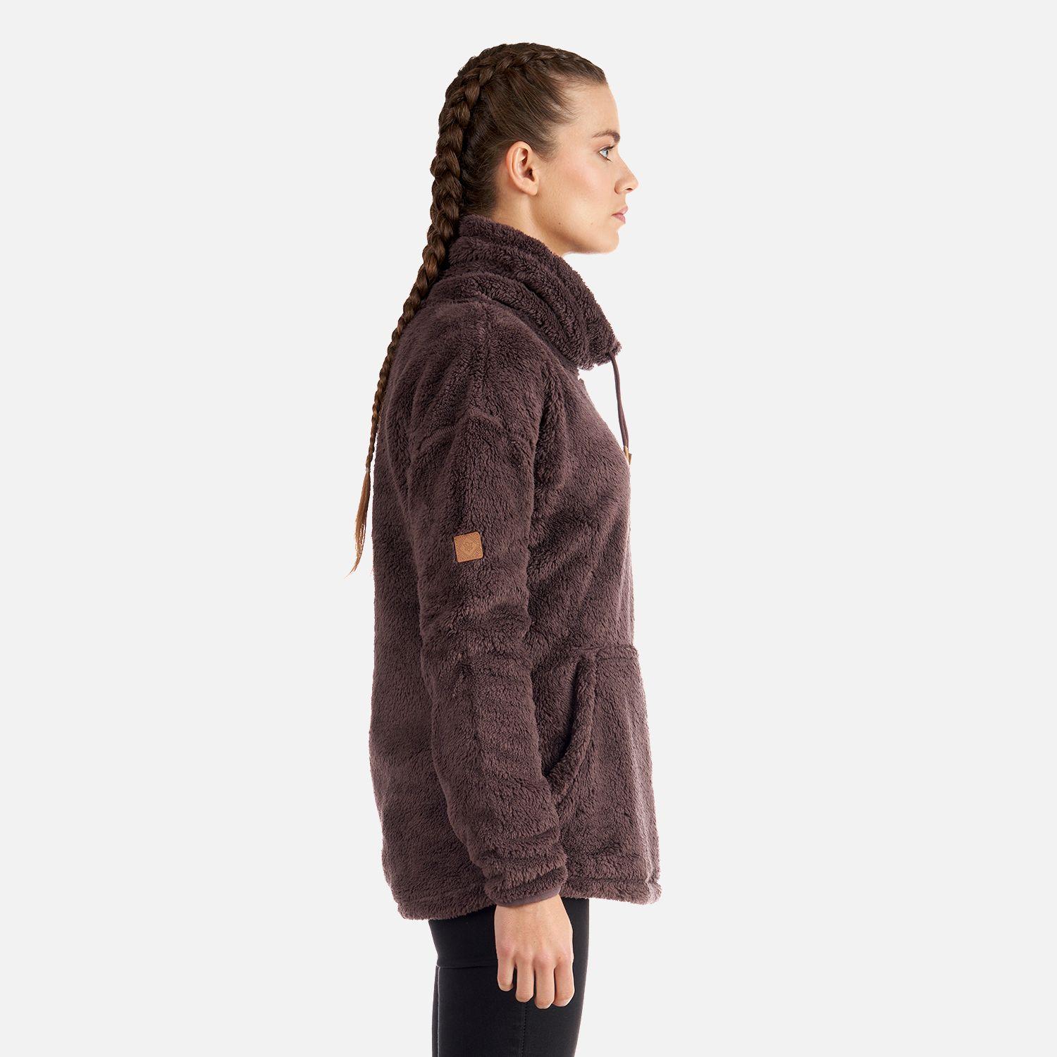 Poleron Mujer Warmy Hoody Sweatshirt Malva Lippi-3