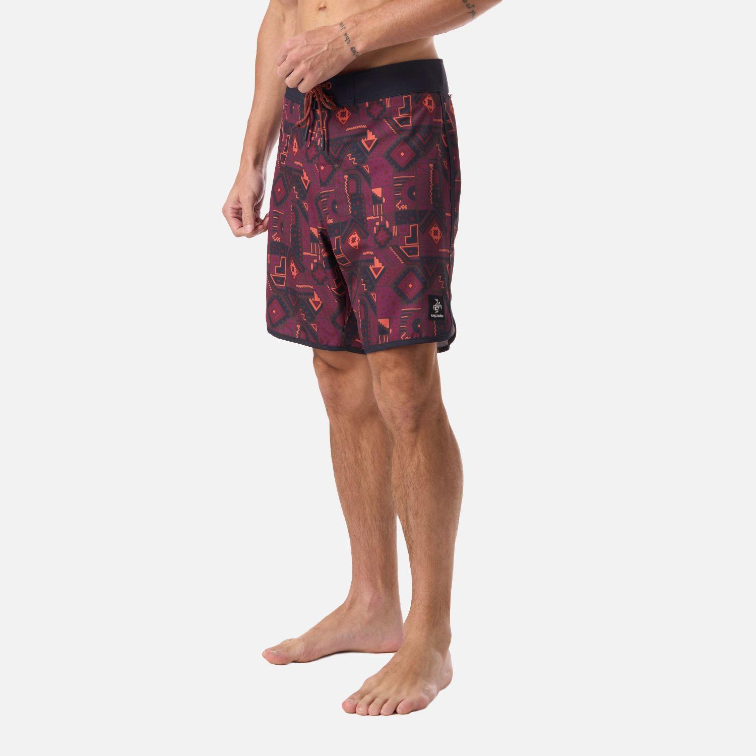 Traje de Baño Hombre Sorfer Print Azul Noche Haka Honu V26-1