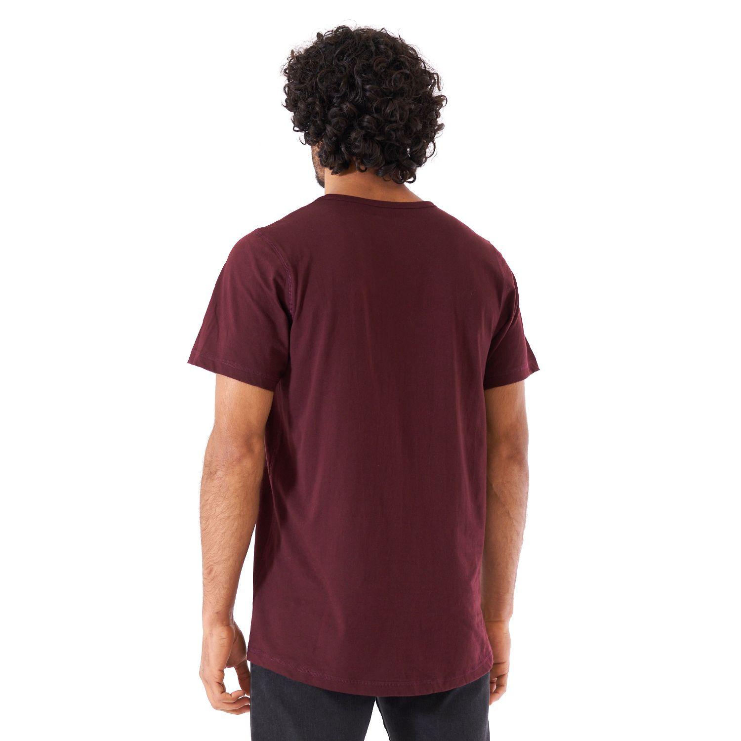 Polera Hombre Indica Burdeo Haka Honu-2