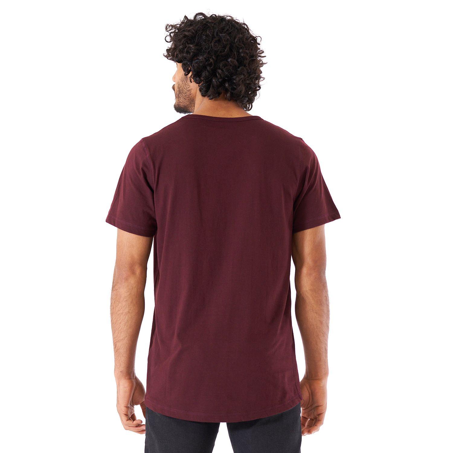 Polera Hombre Indica Burdeo Haka Honu-4