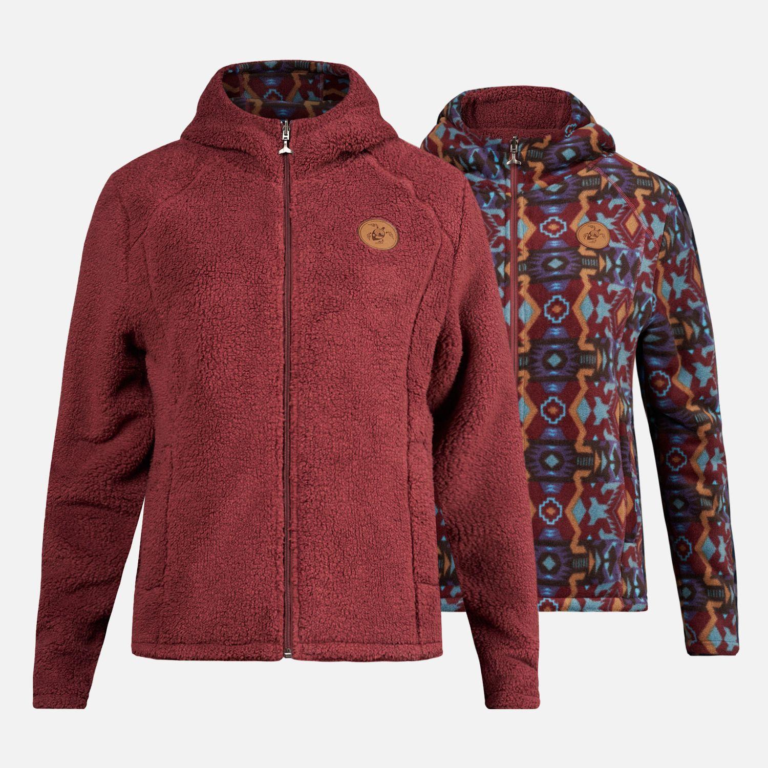 Chaqueta Mujer Bi-Polar Burdeo Haka Honu I23-0