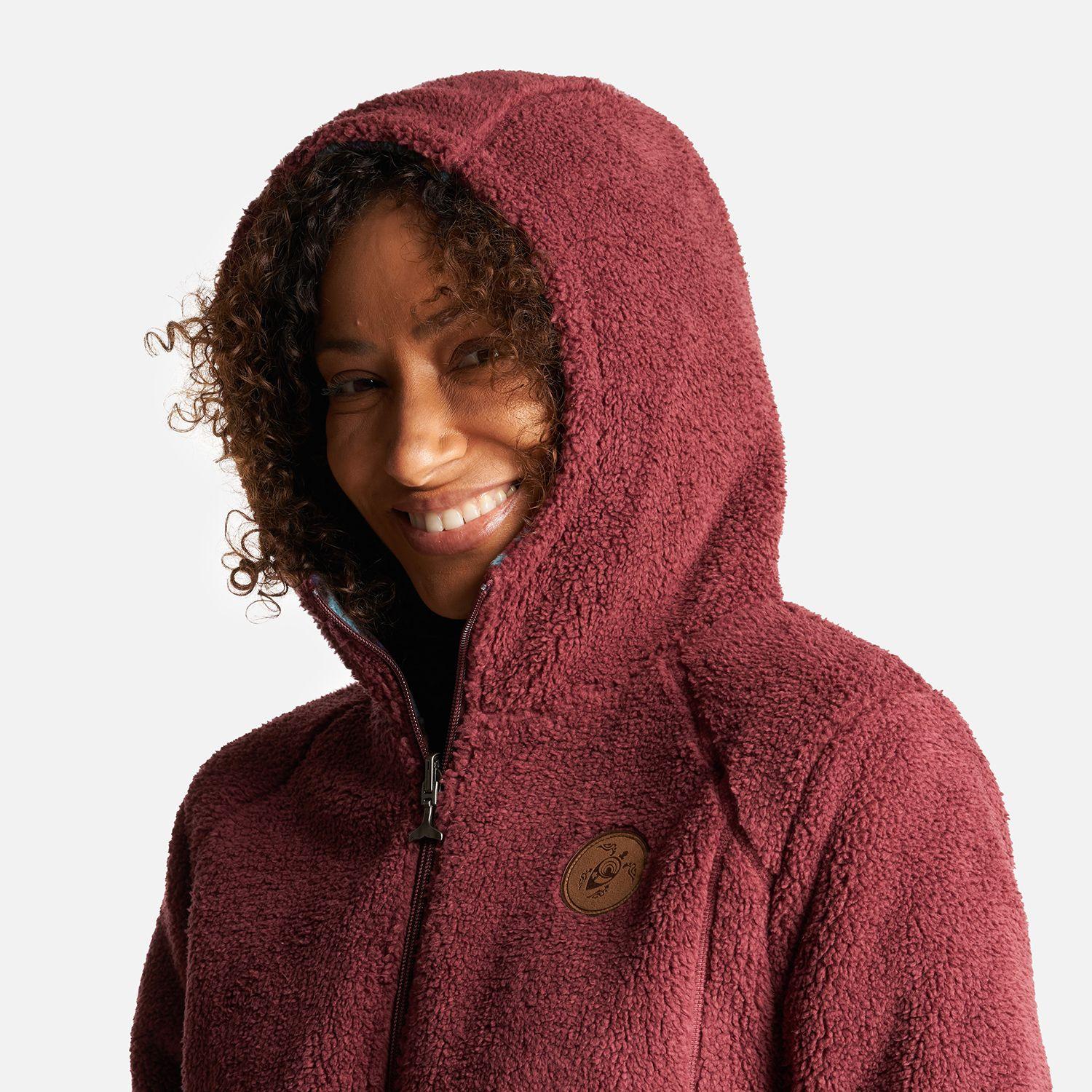 Chaqueta Mujer Bi-Polar Burdeo Haka Honu I23-4