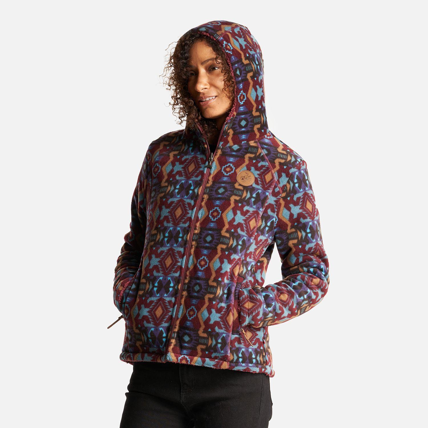 Chaqueta Mujer Bi-Polar Burdeo Haka Honu I23-5