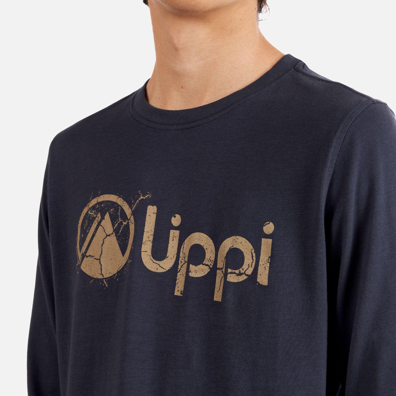 Polera Teen Boy Logo Lippi Long Sleeve T-Shirt Azul Piedra Lippi-4