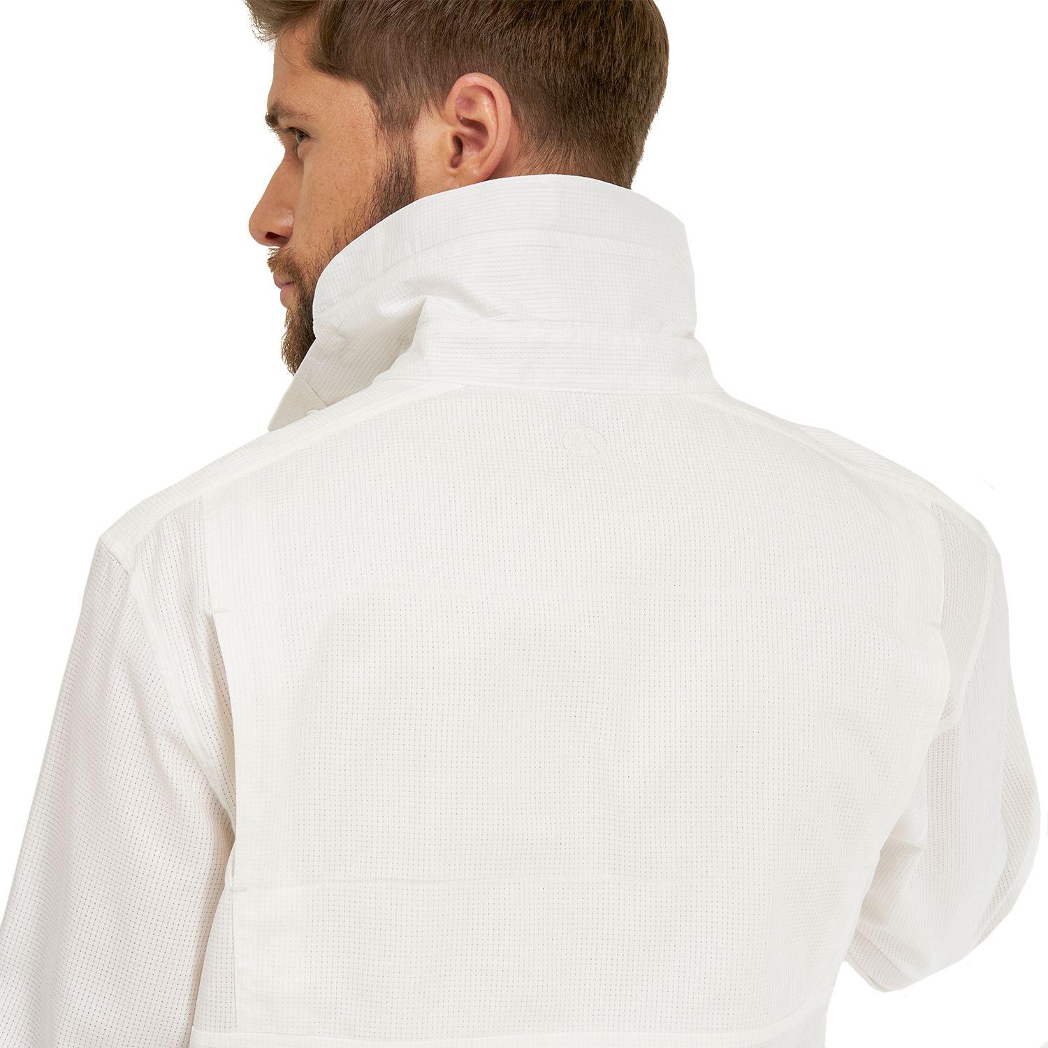 Camisa Hombre Rosselot Long Sleeve Q-Dry Shirt Blanco Lippi I20-5