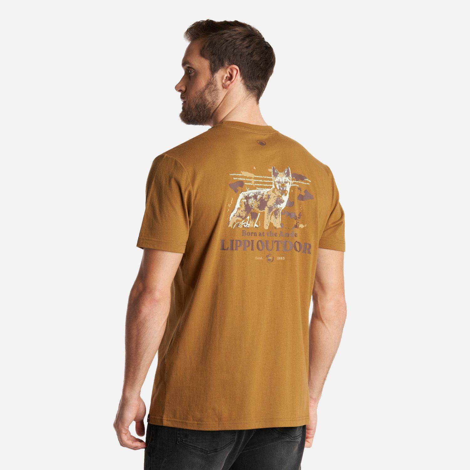 Polera Hombre Travel Fox T-Shirt Cafe Lippi-3