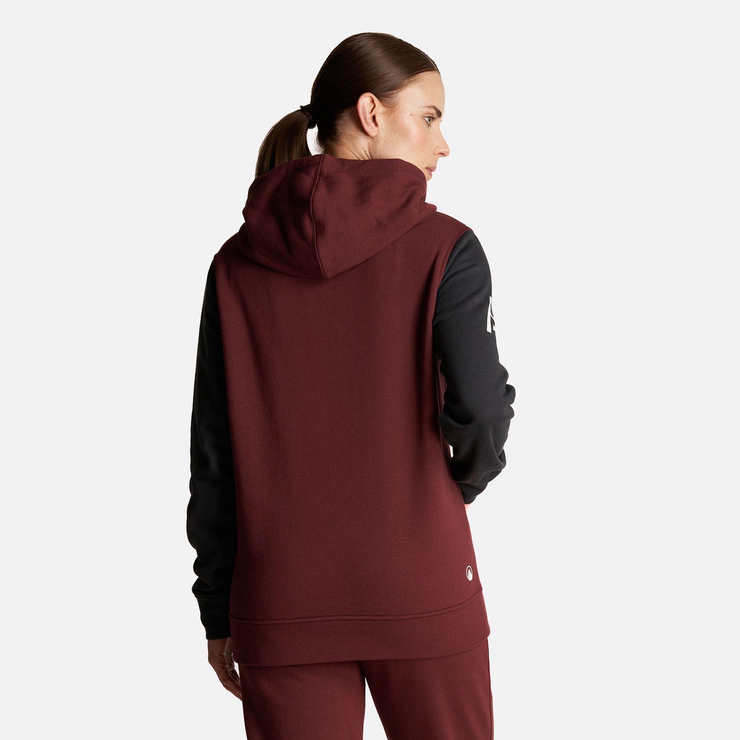 Poleron Mujer Insigne Vulcano Hoody Sweatshirt Burdeo Lippi-4