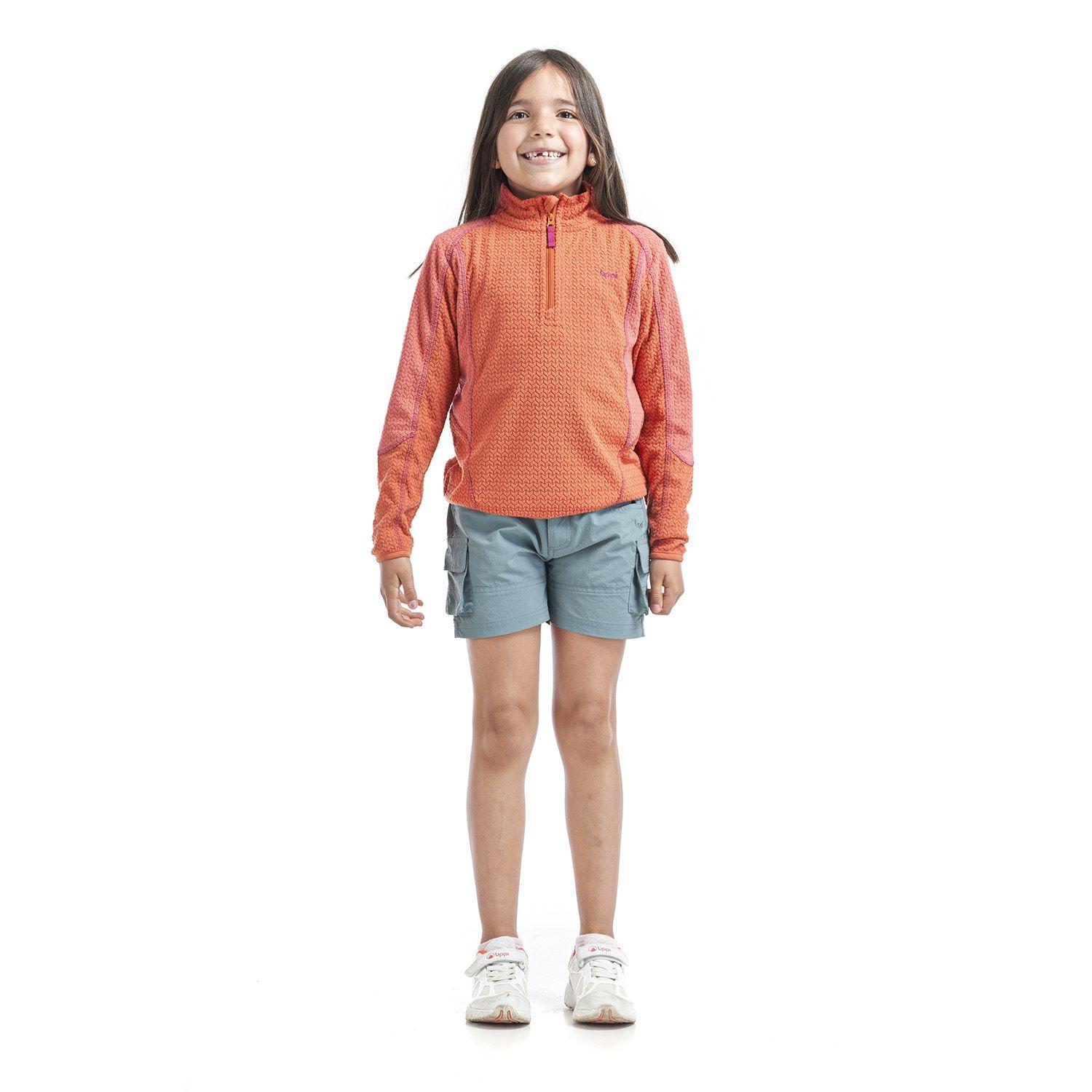 Short Niña Mini Just-Go Q-Dry Cargo Shorts Verde Grisaceo Lippi V22-4