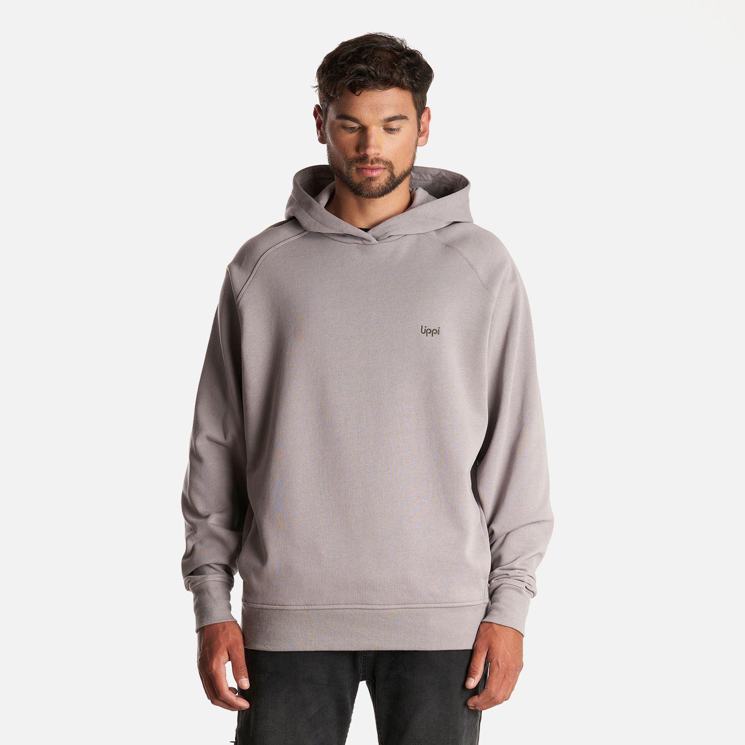 Poleron Hombre Insigne Hoody Sweatshirt Back Print Malva Lippi-1