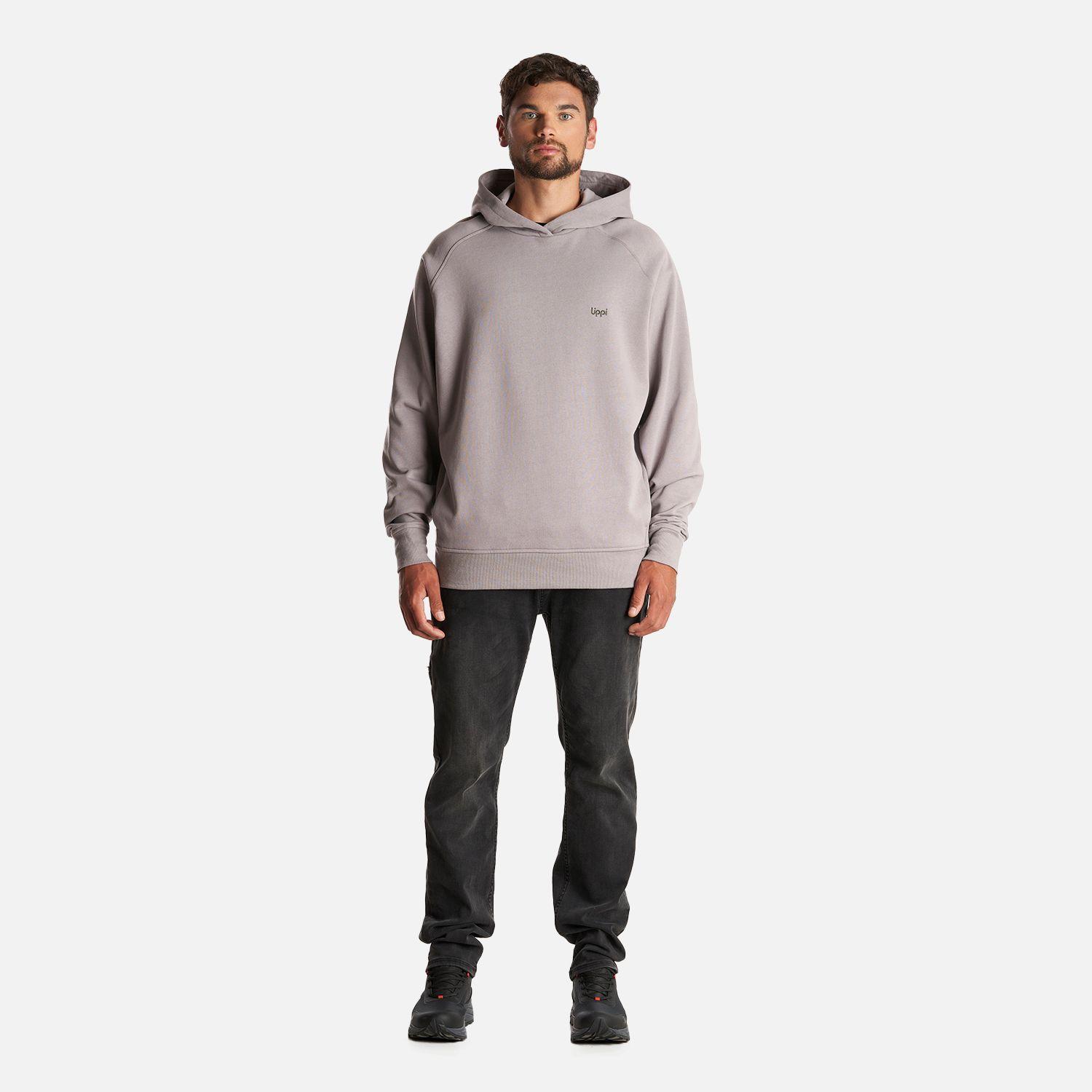 Poleron Hombre Insigne Hoody Sweatshirt Back Print Malva Lippi-6