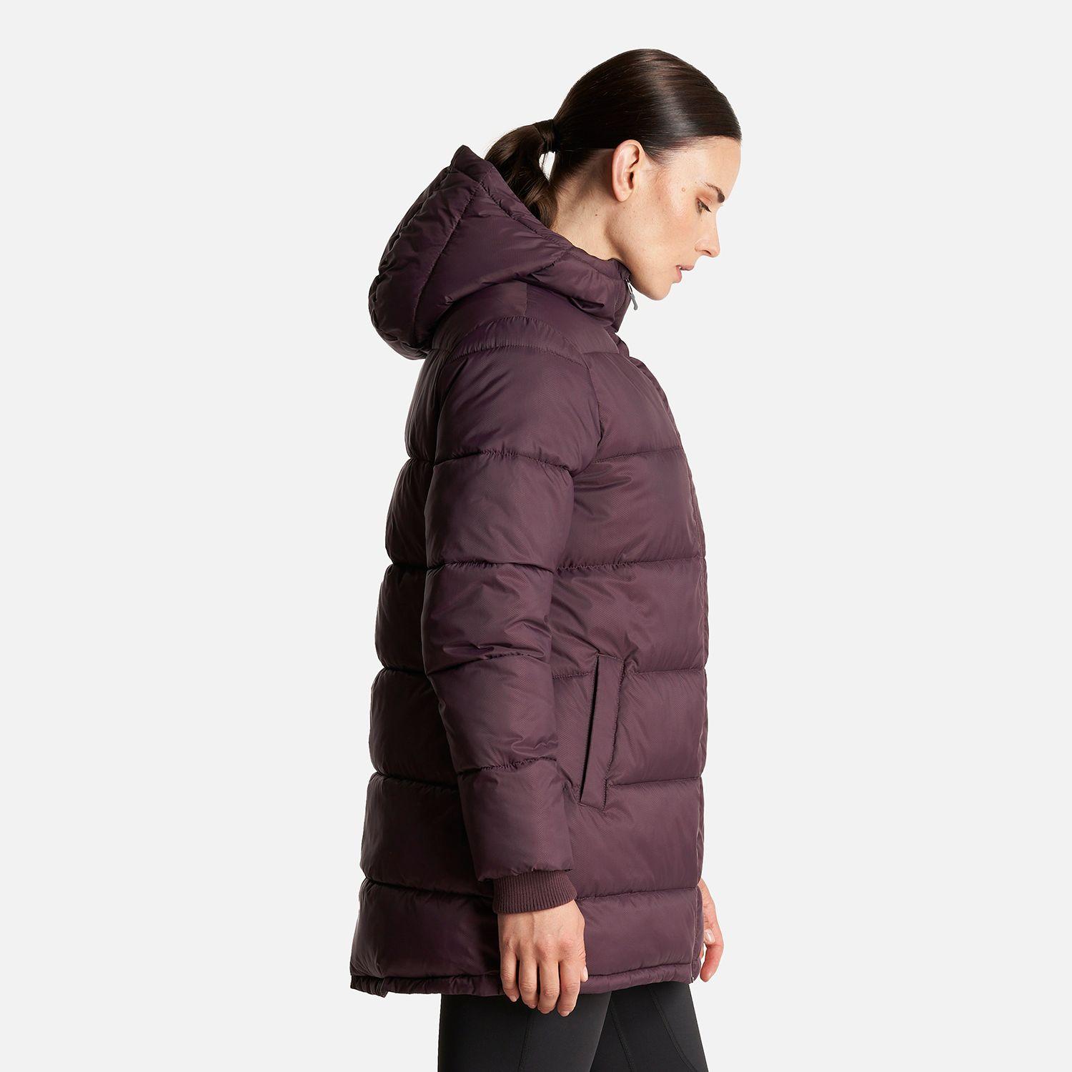 Chaqueta Mujer Long Line Steam Pro Hoody Jacket Burdeo Lippi-3