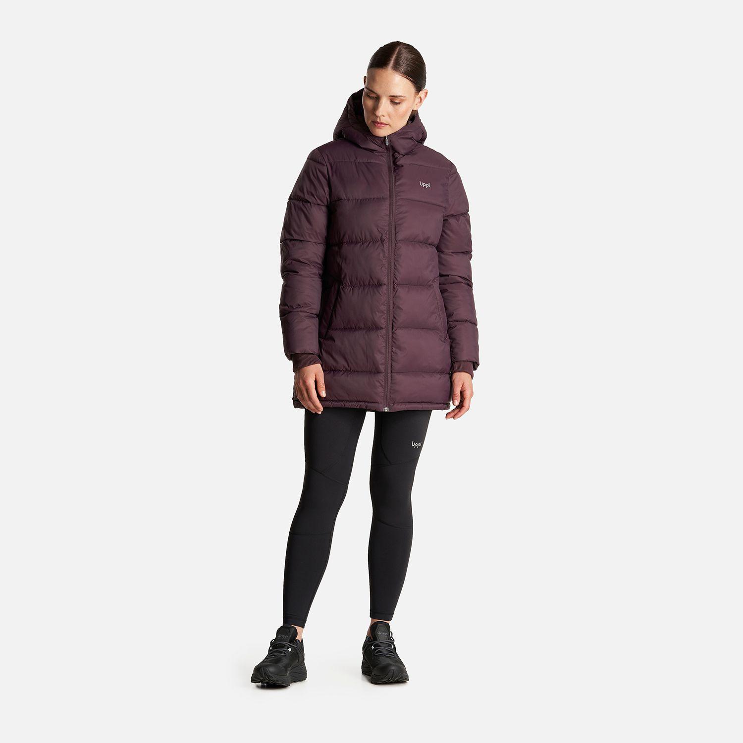 Chaqueta Mujer Long Line Steam Pro Hoody Jacket Burdeo Lippi-8