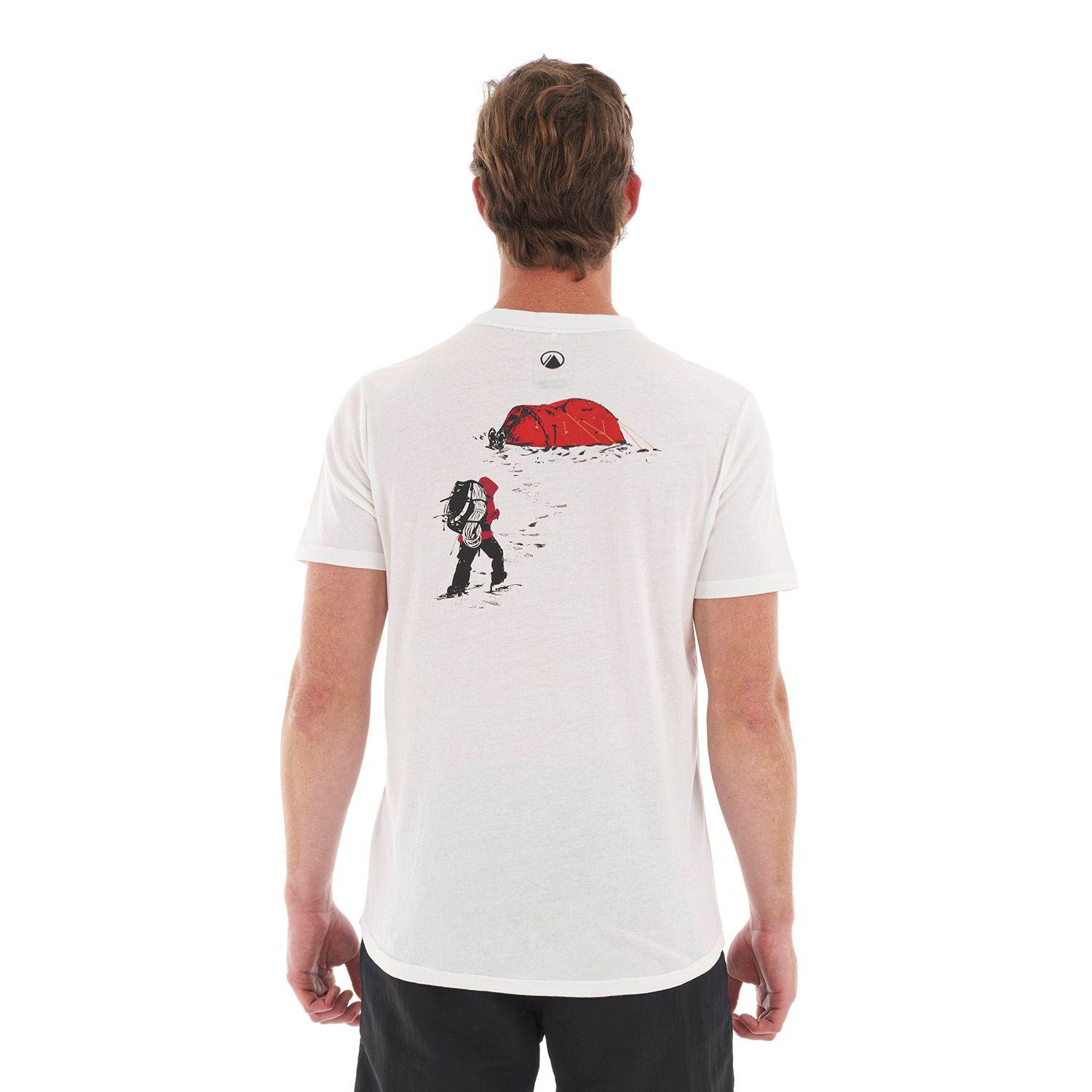 Polera Hombre Base Camp UV-Stop T-Shirt Blanco Lippi-5