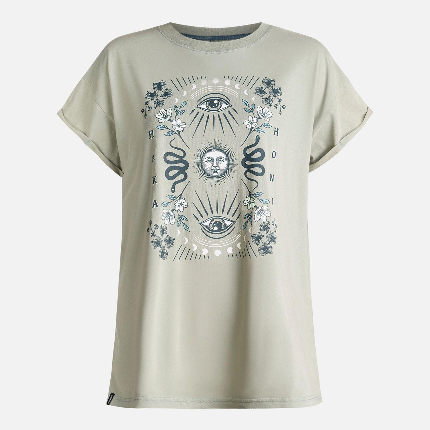 Polera Mujer Garza Gris Piedra Haka Honu-0